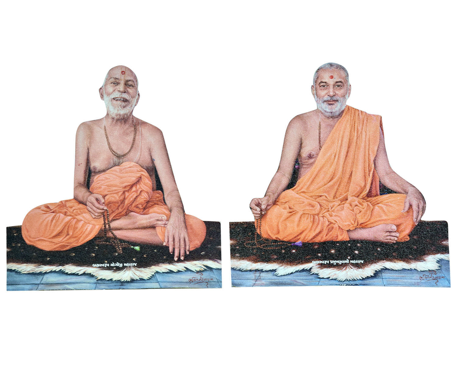 Guru Parampara (Canvas Cut Out Set) without Stand - Retail Maharaj