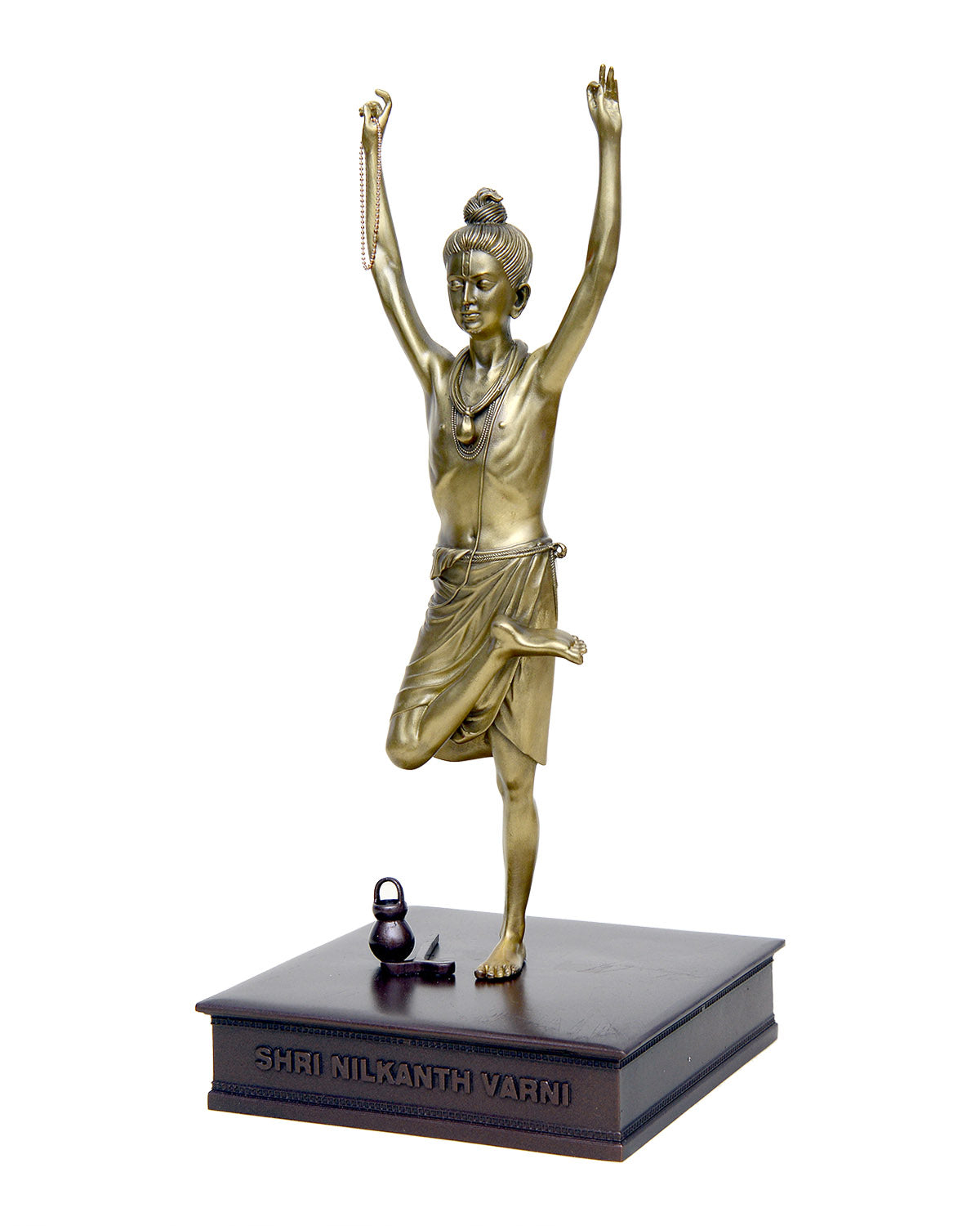 Shri Nilkanth Varni Tapomurti (10" Metal) - Retail Maharaj