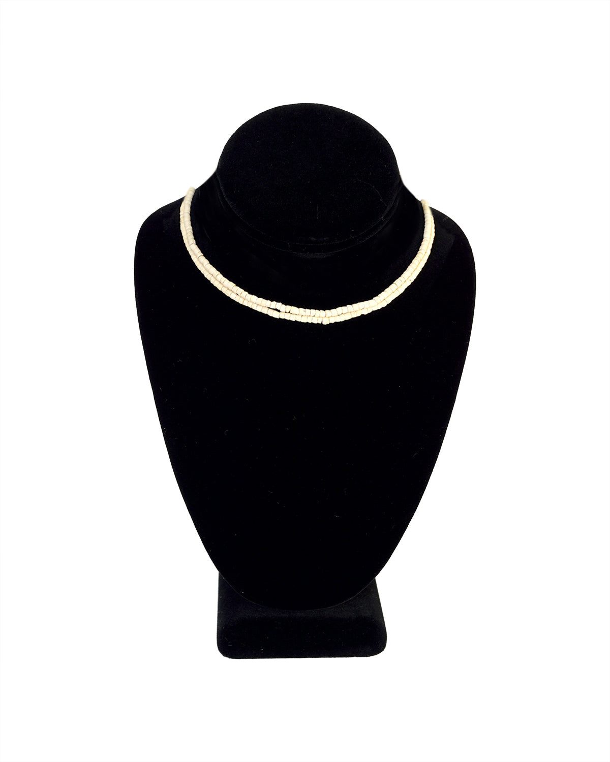 Kanthi (White 5'' - For Children) - Double-Stringed Beads for Spiritual Wear - Retail Maharaj