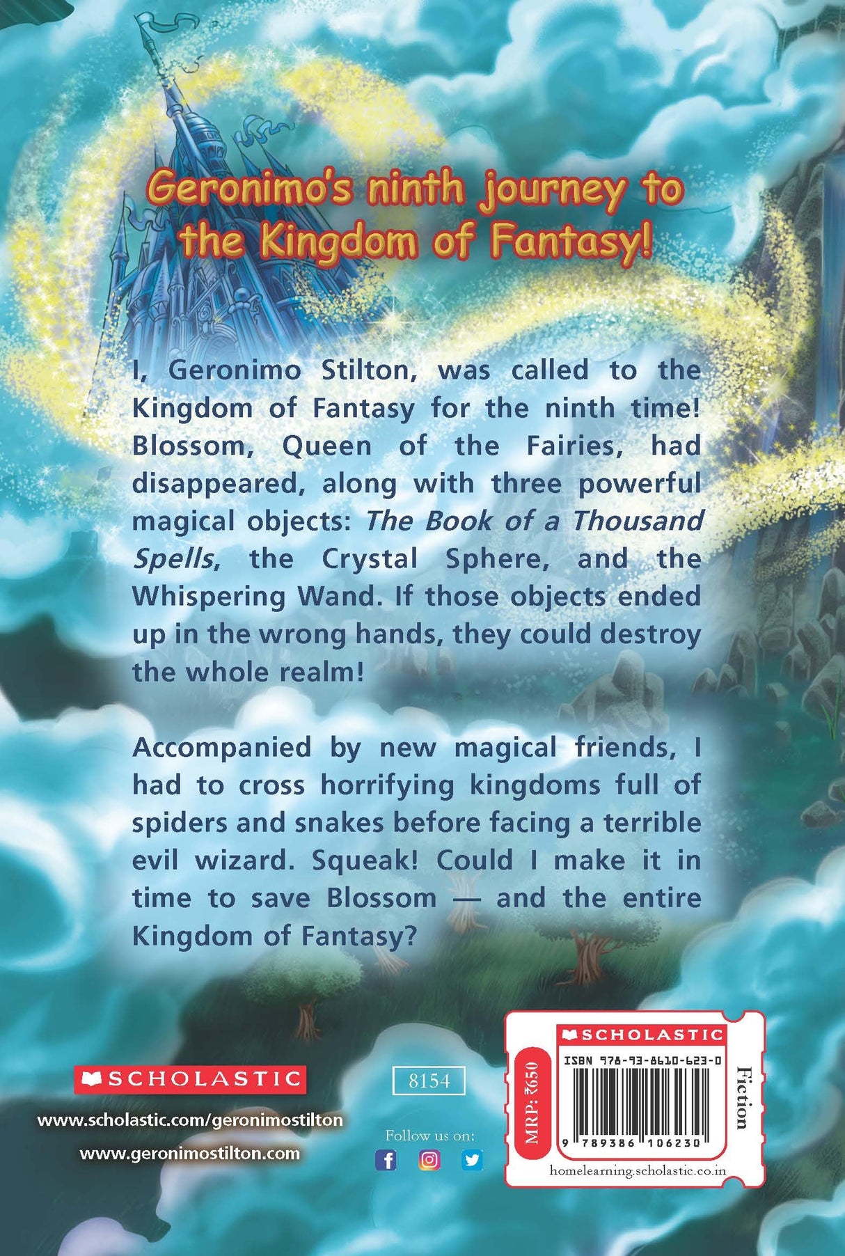 Geronimo Stilton The Kingdom Of Fantasy#09 The Wizards Wand - Retail Maharaj