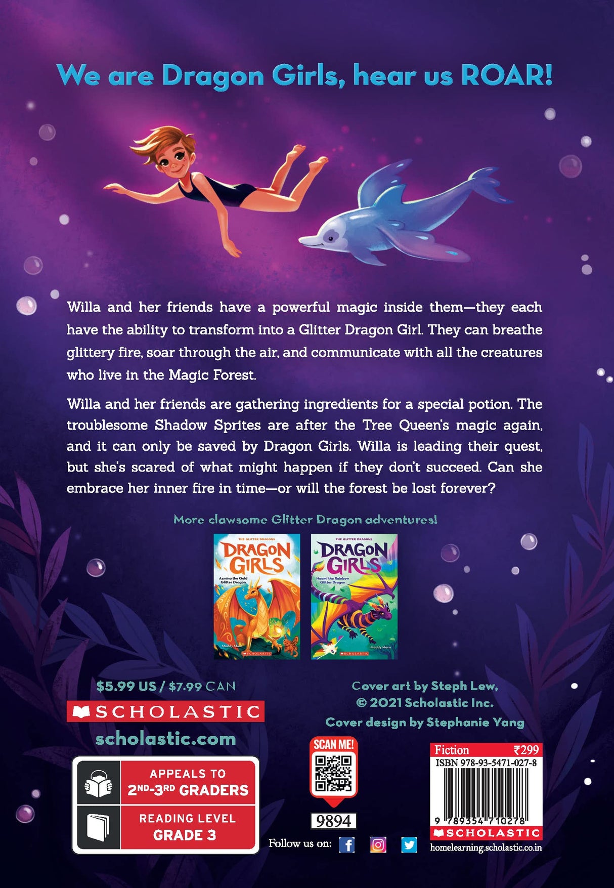 Dragon Girls #2: Willa the Silver Glitter Dragon - Retail Maharaj