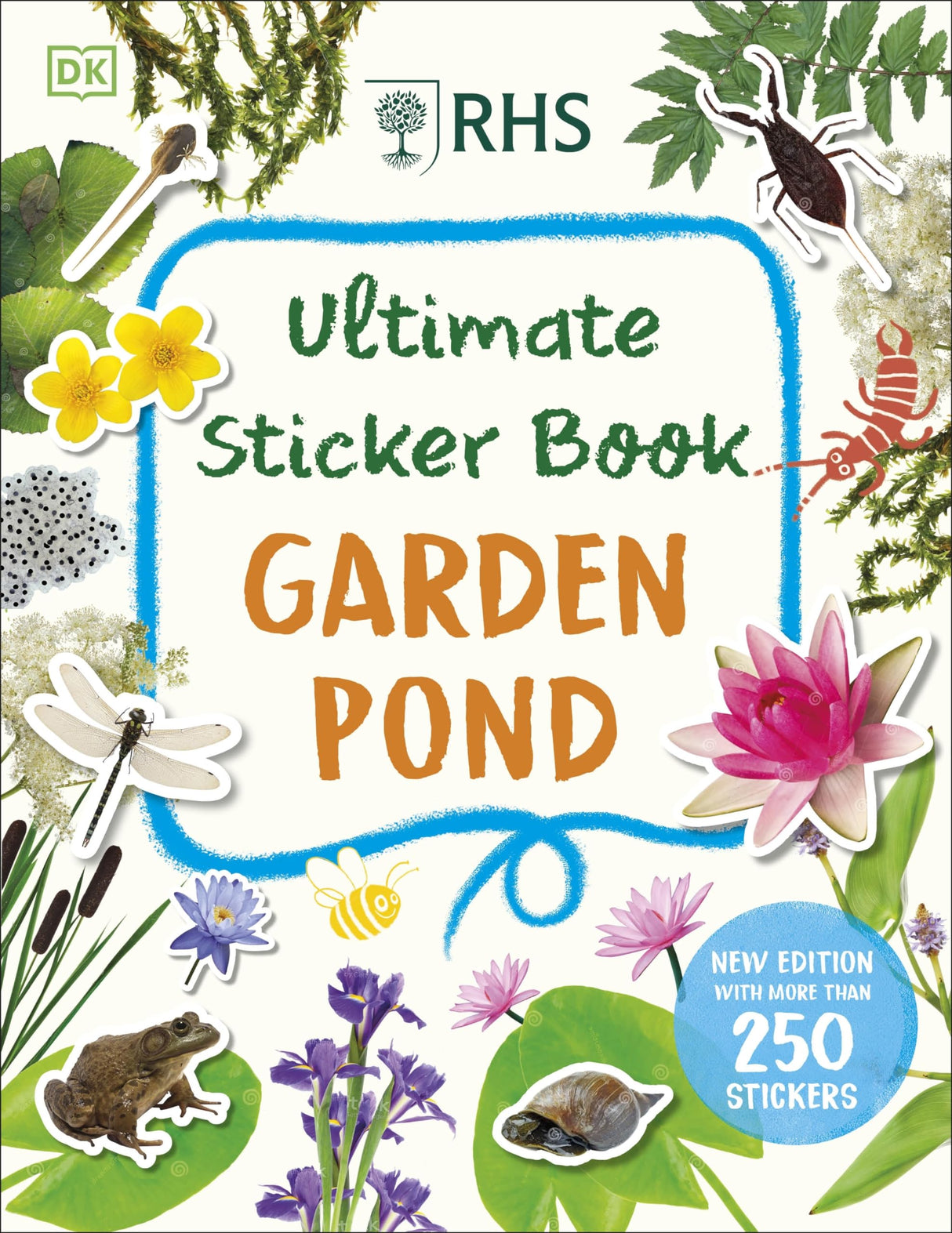 RHS Ultimate Sticker Book Garden Pond: New Edition with More Than 250 Stickers - Retail Maharaj
