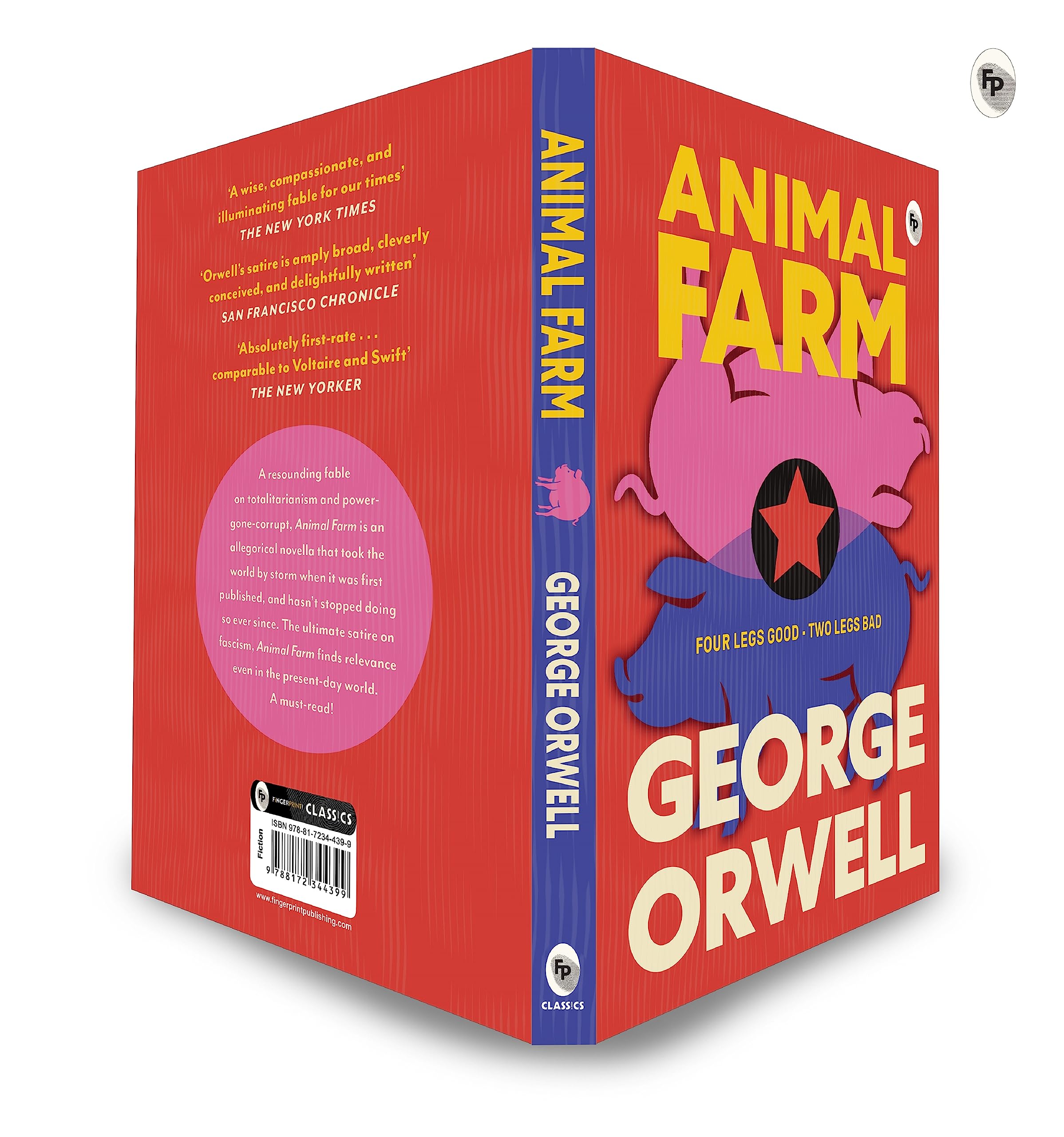 Animal Farm by George Orwell – A Riveting Tale of Revolution and Betrayal | Satire on Dictatorship | Literary Masterpiece | Themes of Freedom and Equality | A Must-read for Literature Lovers - Retail Maharaj