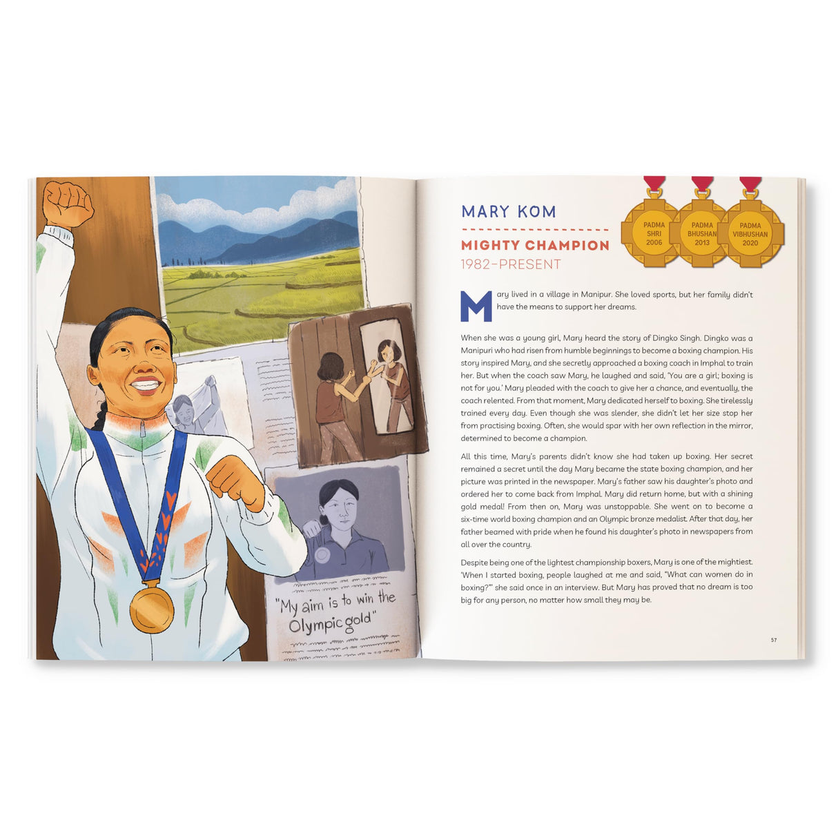 The Padmas: Fifty Stories of Perseverance | Illustrated Biographies of Padma Awardees | A.P.J. Abdul Kalam, Indra Nooyi, Milkha Singh and more | Ages 8+ - Retail Maharaj