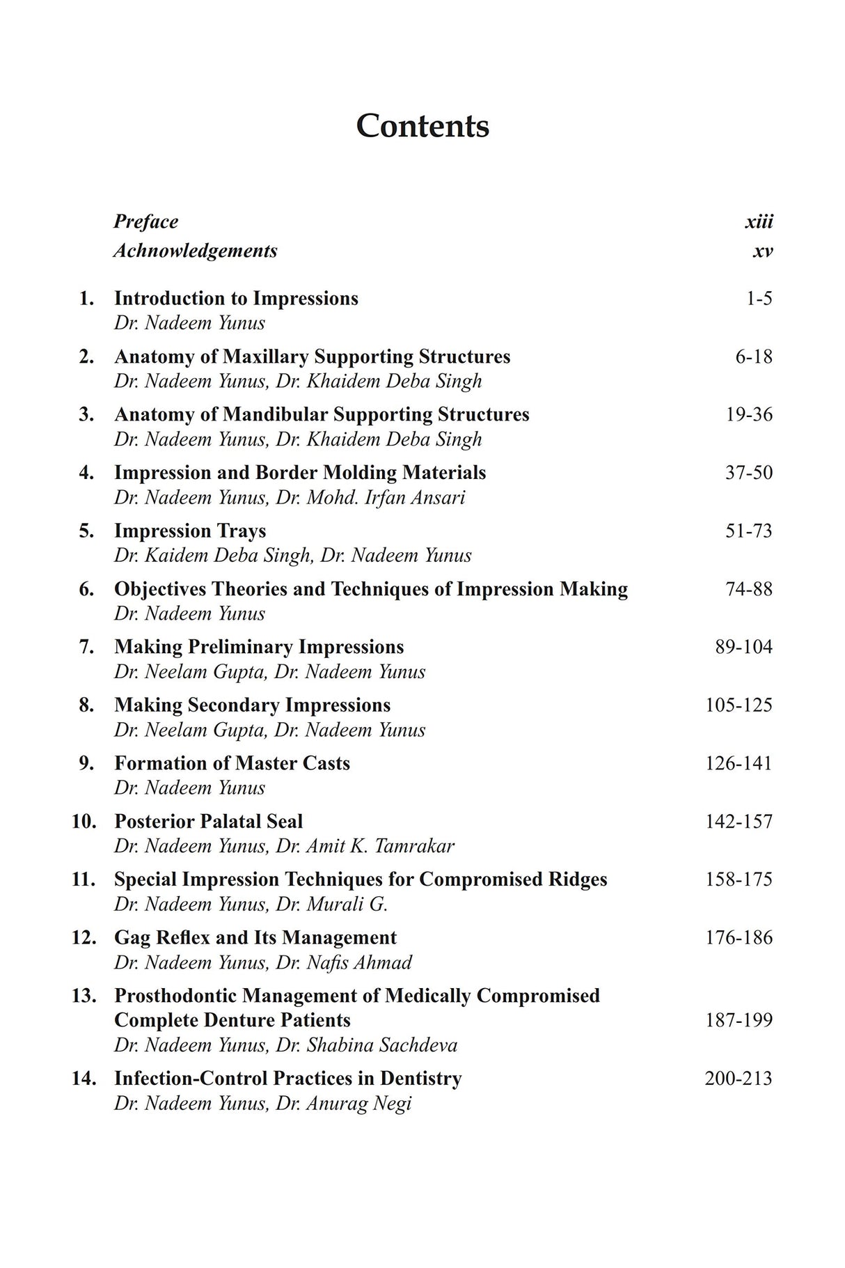 TEXTBOOK OF COMPLETE DENTURE IMPRESSIONS - Complete Knowledge of Impression Making