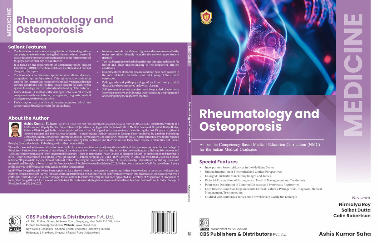 MEDICINE- Rheumatology and Osteoporosis (As per the Competency-based Medical Education Curriculum (NMC) for the Indian Medical Graduates