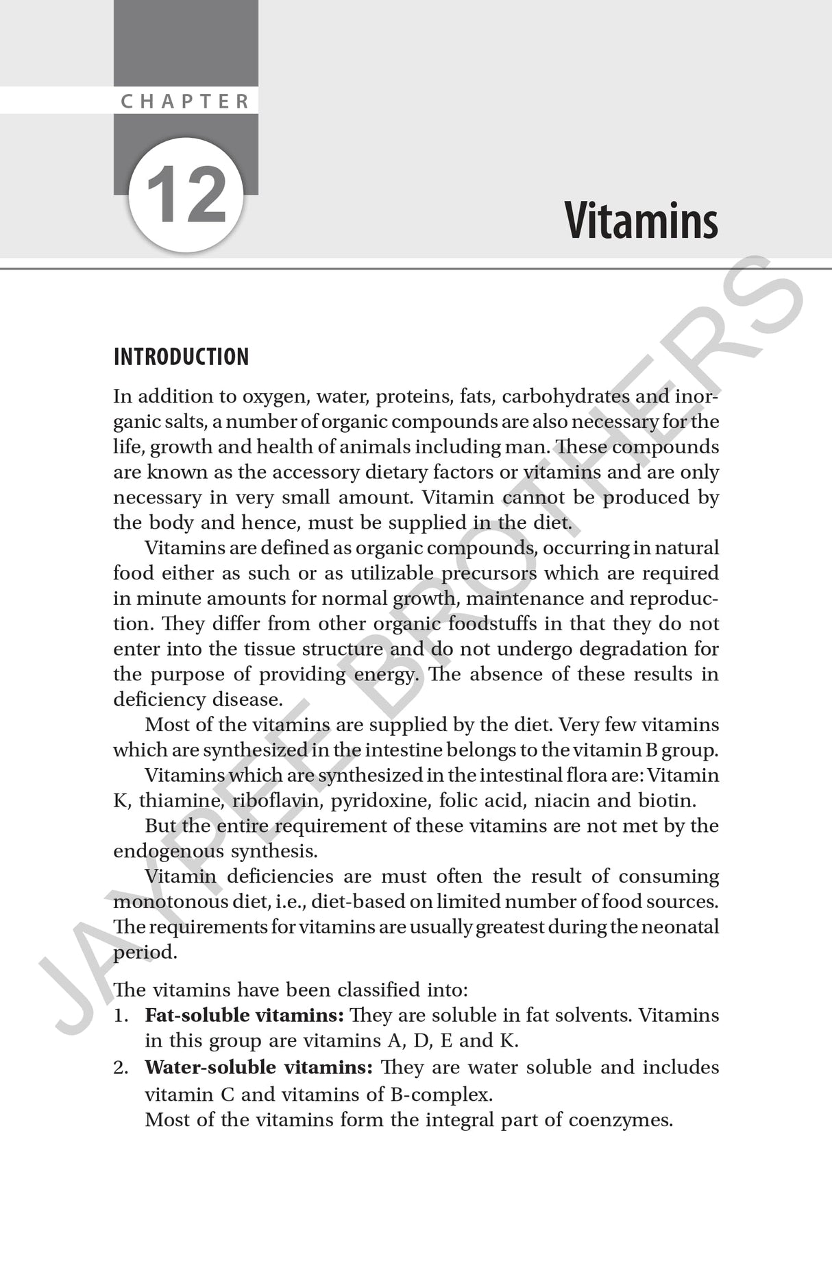 BIOCHEMISTRY FOR STUDENTS