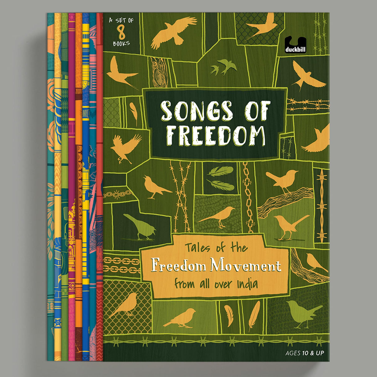 Songs of Freedom: Tales of the Independence Movement from All Over India: Boxset with 8 books by bestselling authors | Middle Grade Historical Fiction | Ages 10+ - Retail Maharaj