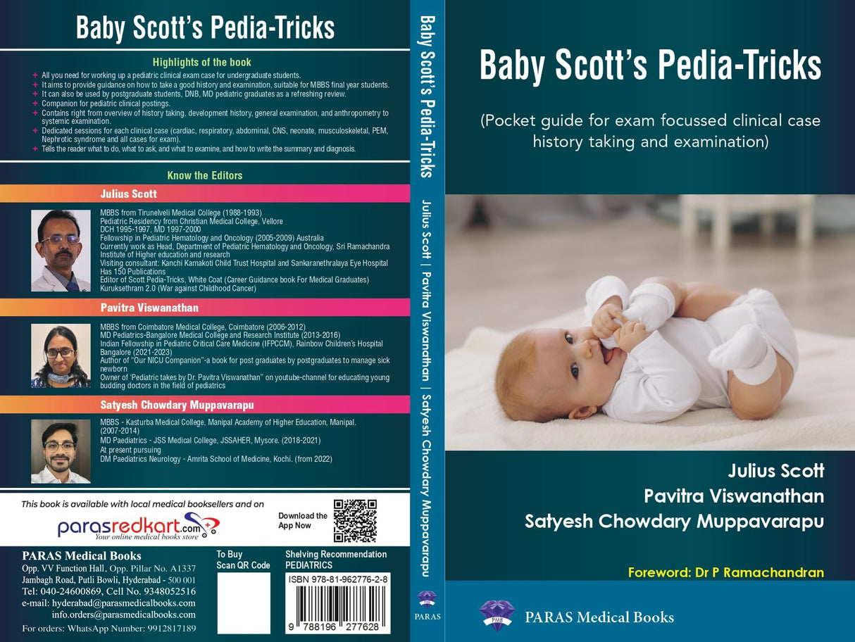 Baby Scott's Pedia-Tricks (Pocket Guide for Clinical Case, History Taking and Exam) 1st/2023