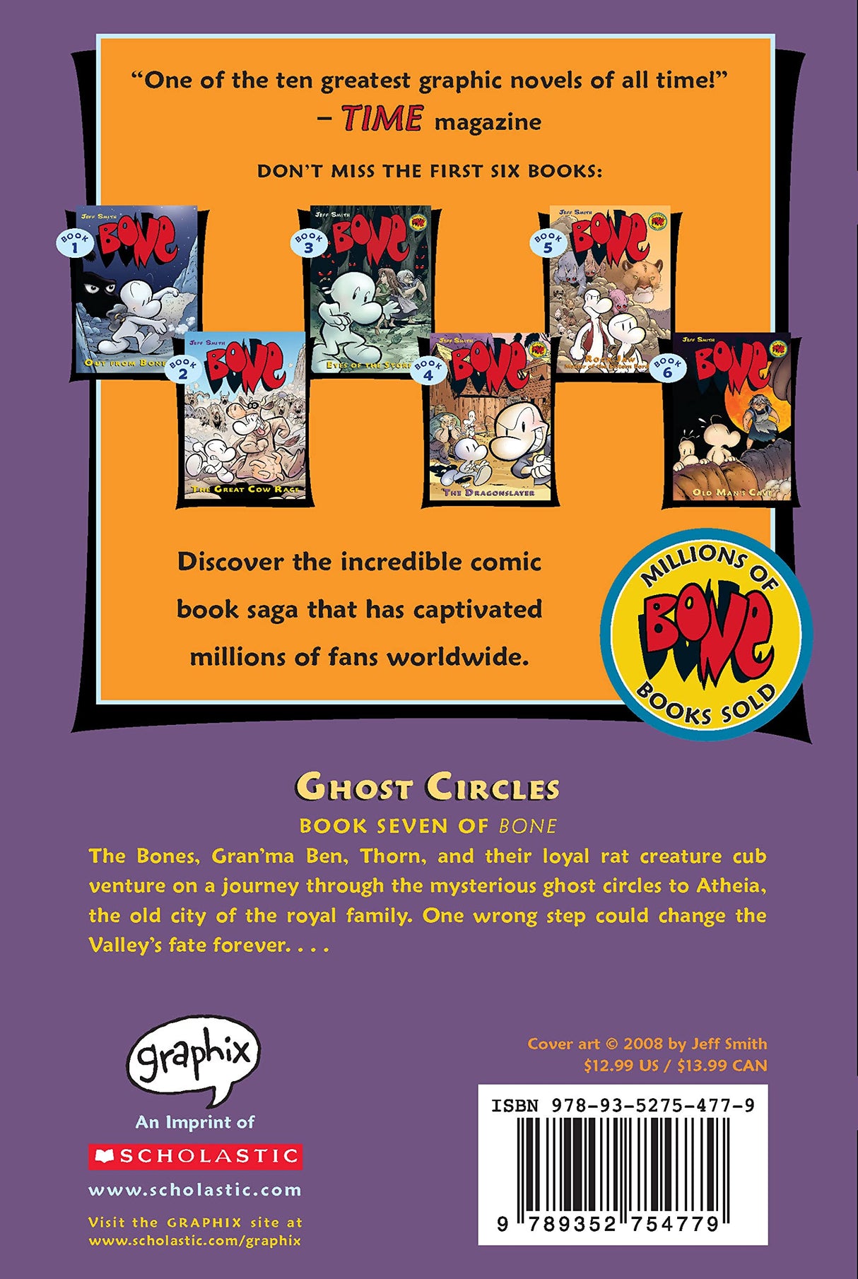 BONE GRAPHIC NOVEL #7: GHOST CIRCLES (GRAPHIX) - Retail Maharaj