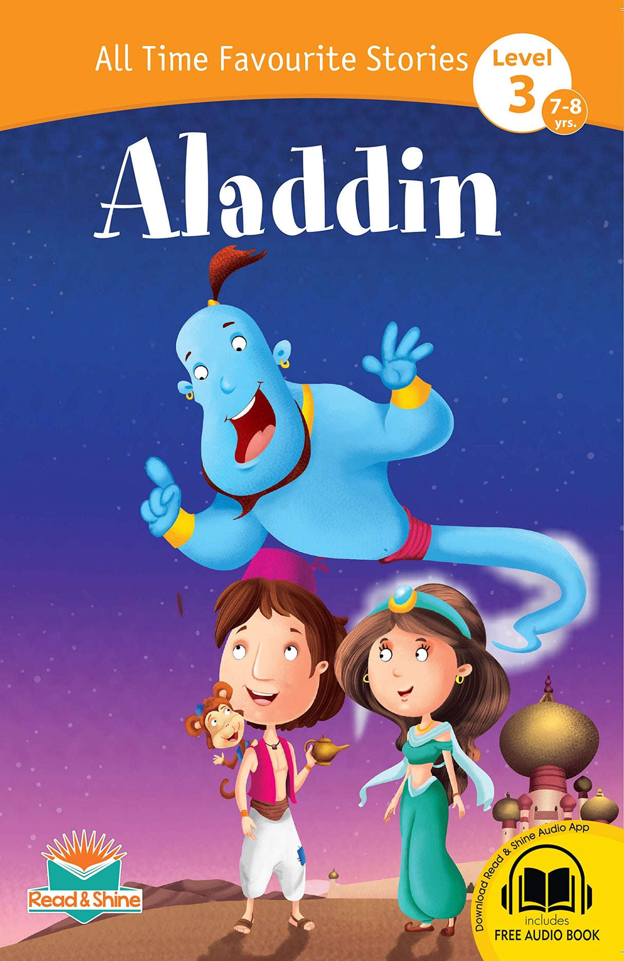 Aladdin Self Reading Story Book for 7-8 Years Old - Retail Maharaj