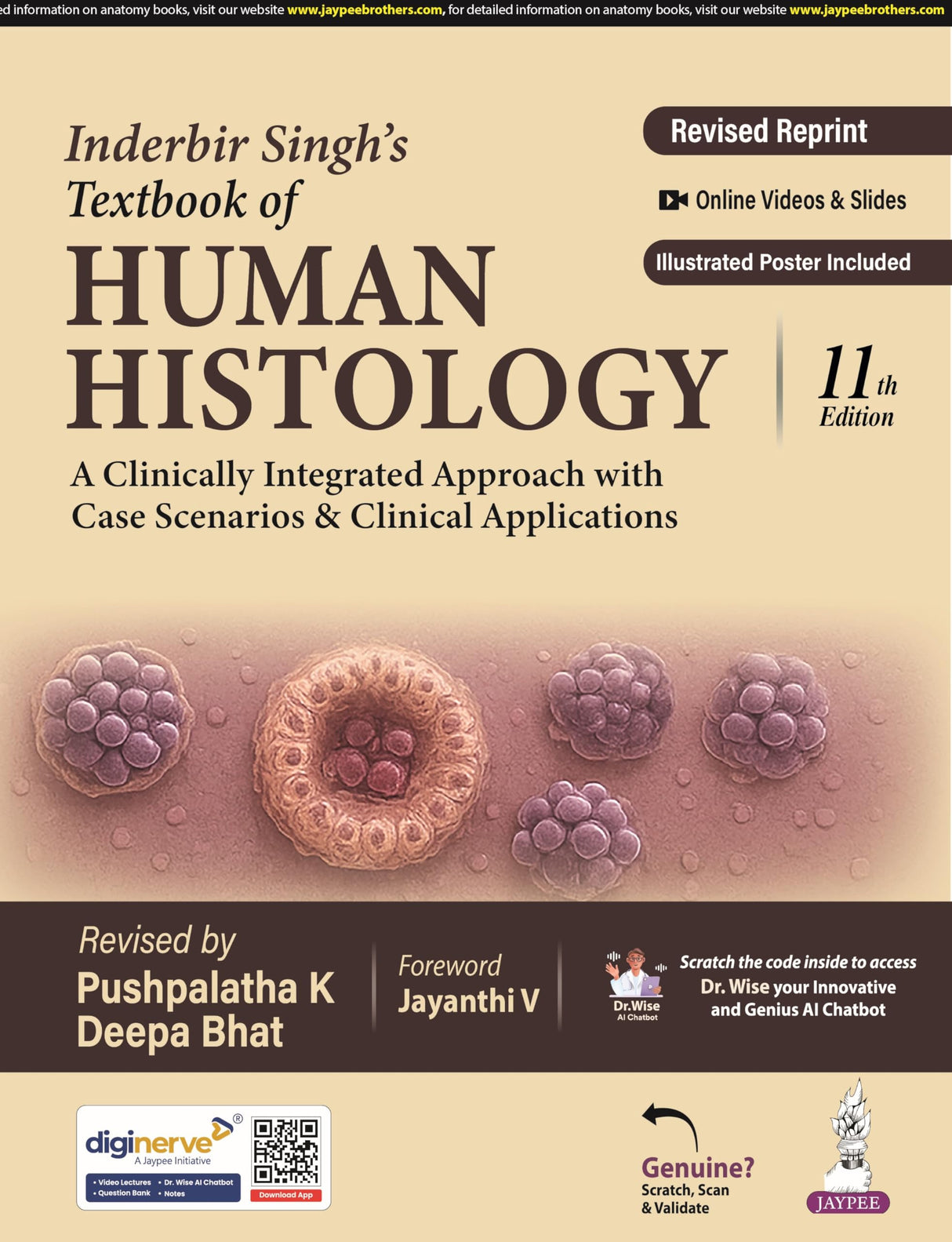 INDERBIR SINGH'S TEXTBOOK OF HUMAN HISTOLOGY