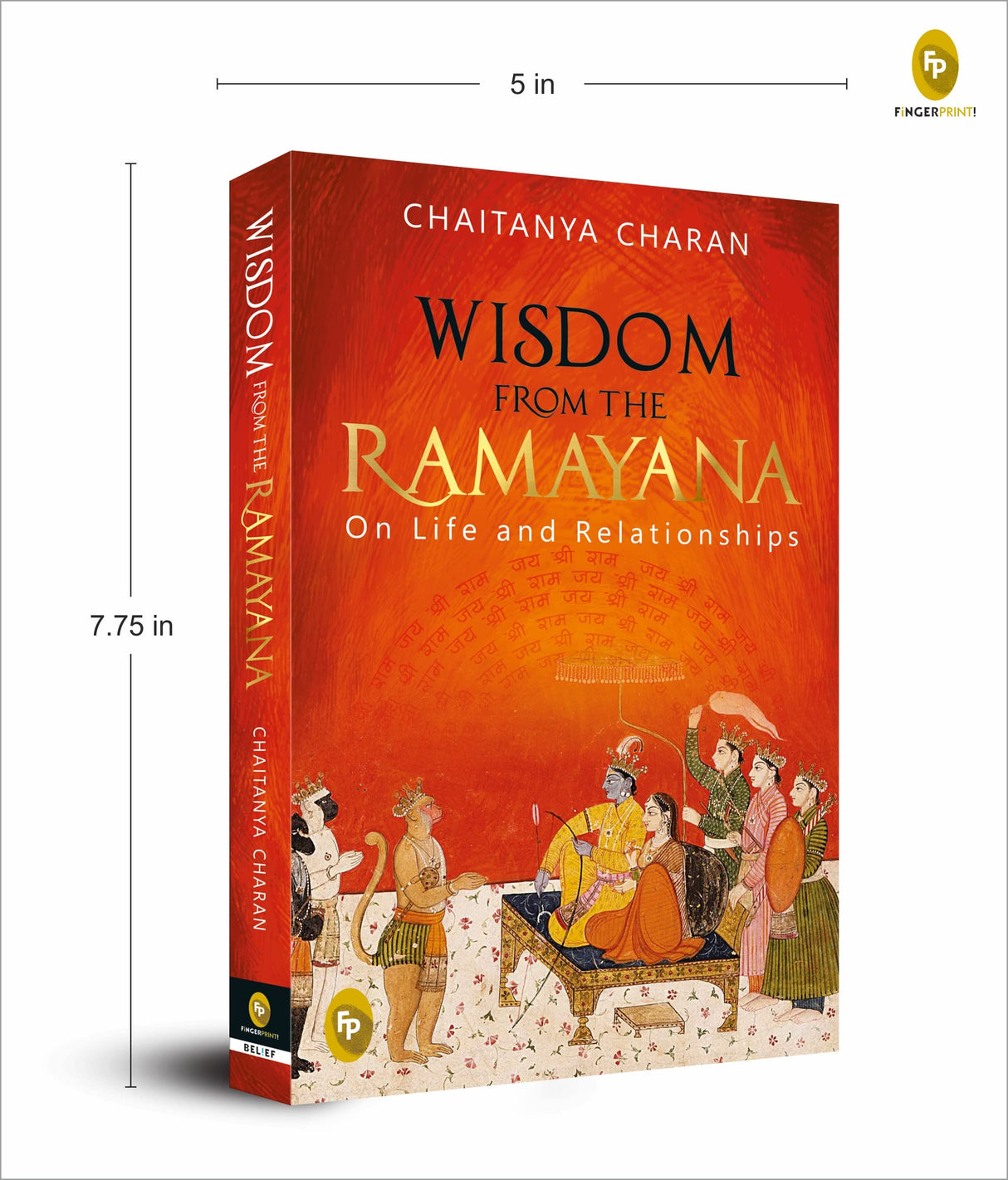 Wisdom From The Ramayana: On Life and Relationships by Chaitanya Charan - Powerful Spiritual Guidance for Personal Growth | Timeless Wisdom | Spiritual Insights | Ramayana | Philosophical Guidance | Ancient Indian Wisdom | Rich Tapestry of Indian Literatu - Retail Maharaj