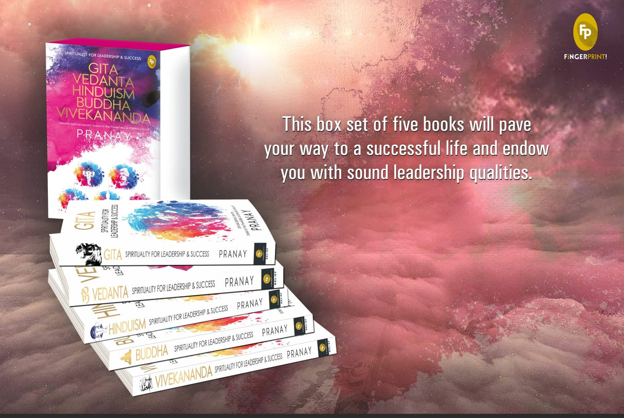 Spirituality For Leadership & Success (Box-Set of 5 Books): Gita, Vedanta, Hinduism, Buddha, Vivekananda - Retail Maharaj