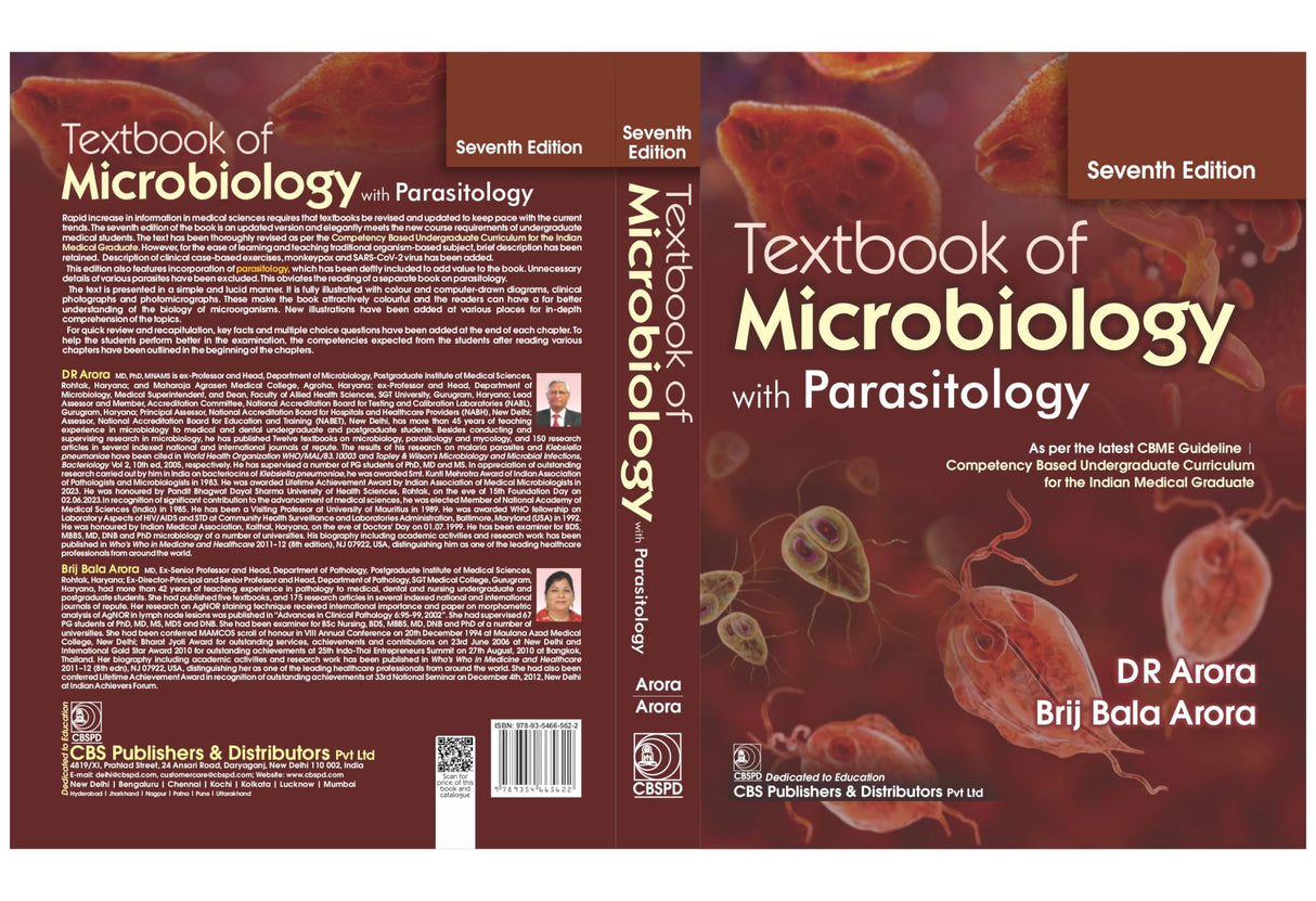 Textbook Of Microbiology With Parasitology 7Ed (Pb 2024)