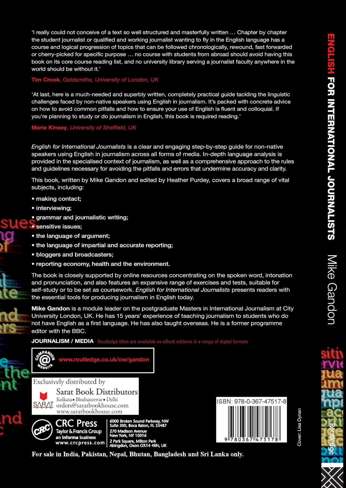 English for International Journalists - Retail Maharaj