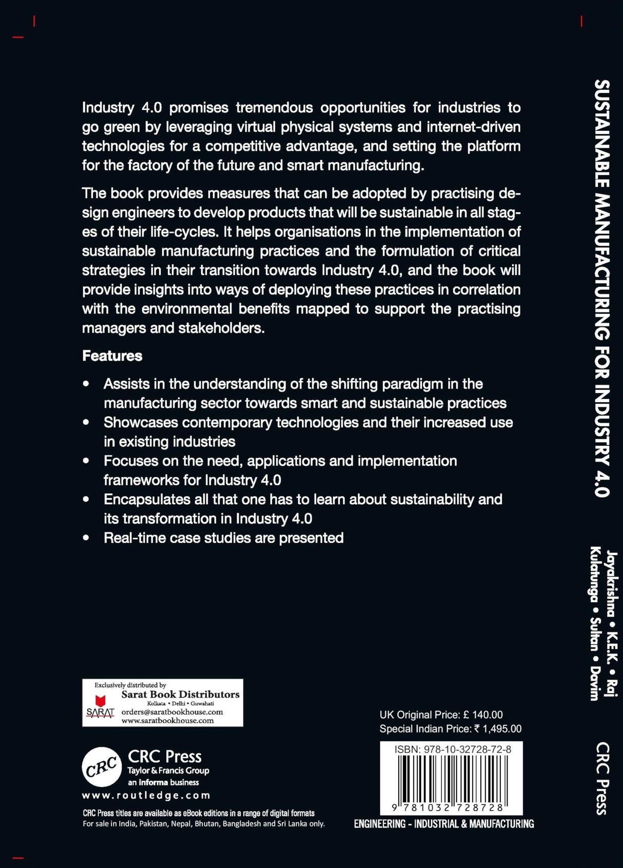 Sustainable Manufacturing for Industry 4.0 - Retail Maharaj