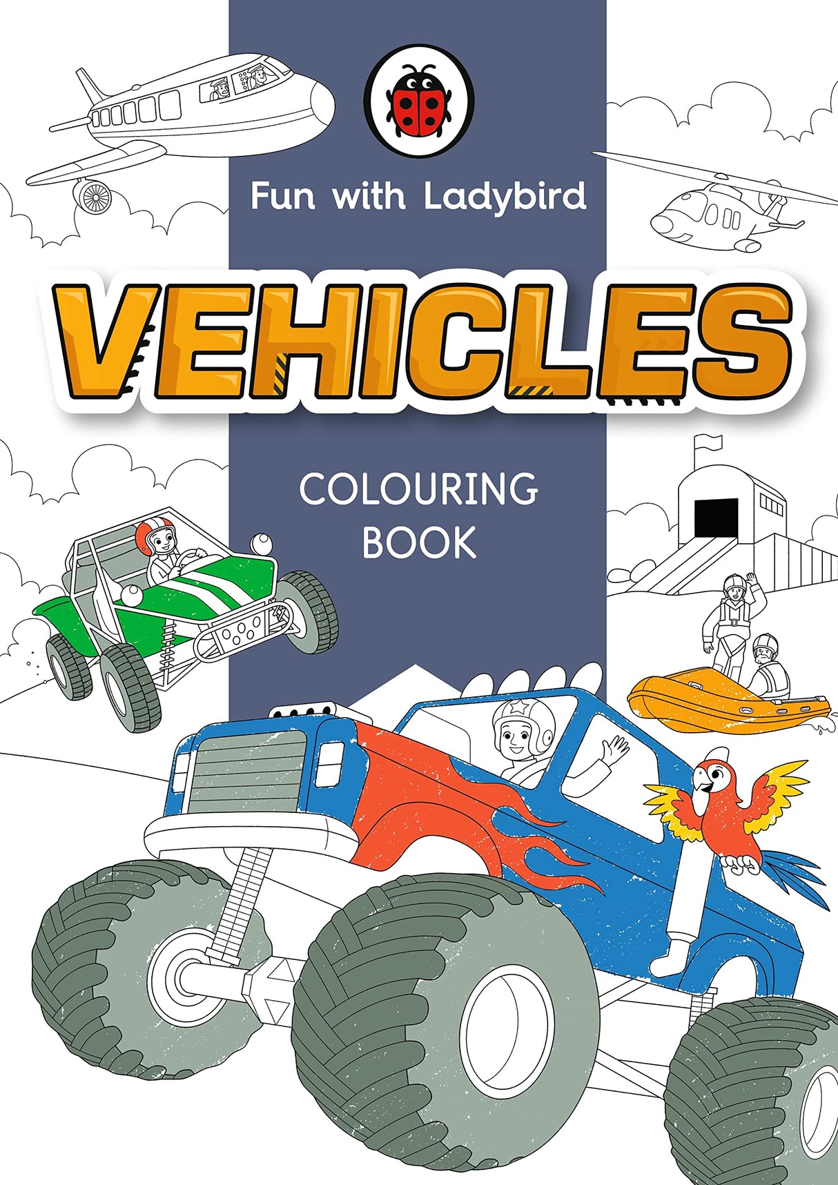 Fun With Ladybird: Colouring Book: Vehicles - Retail Maharaj