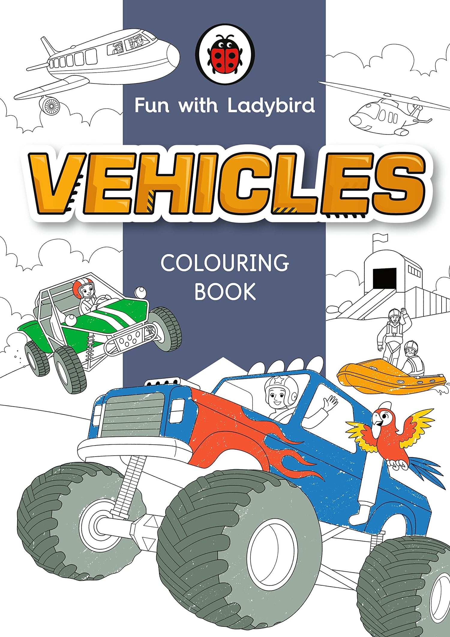 Fun With Ladybird: Colouring Book: Vehicles - Retail Maharaj