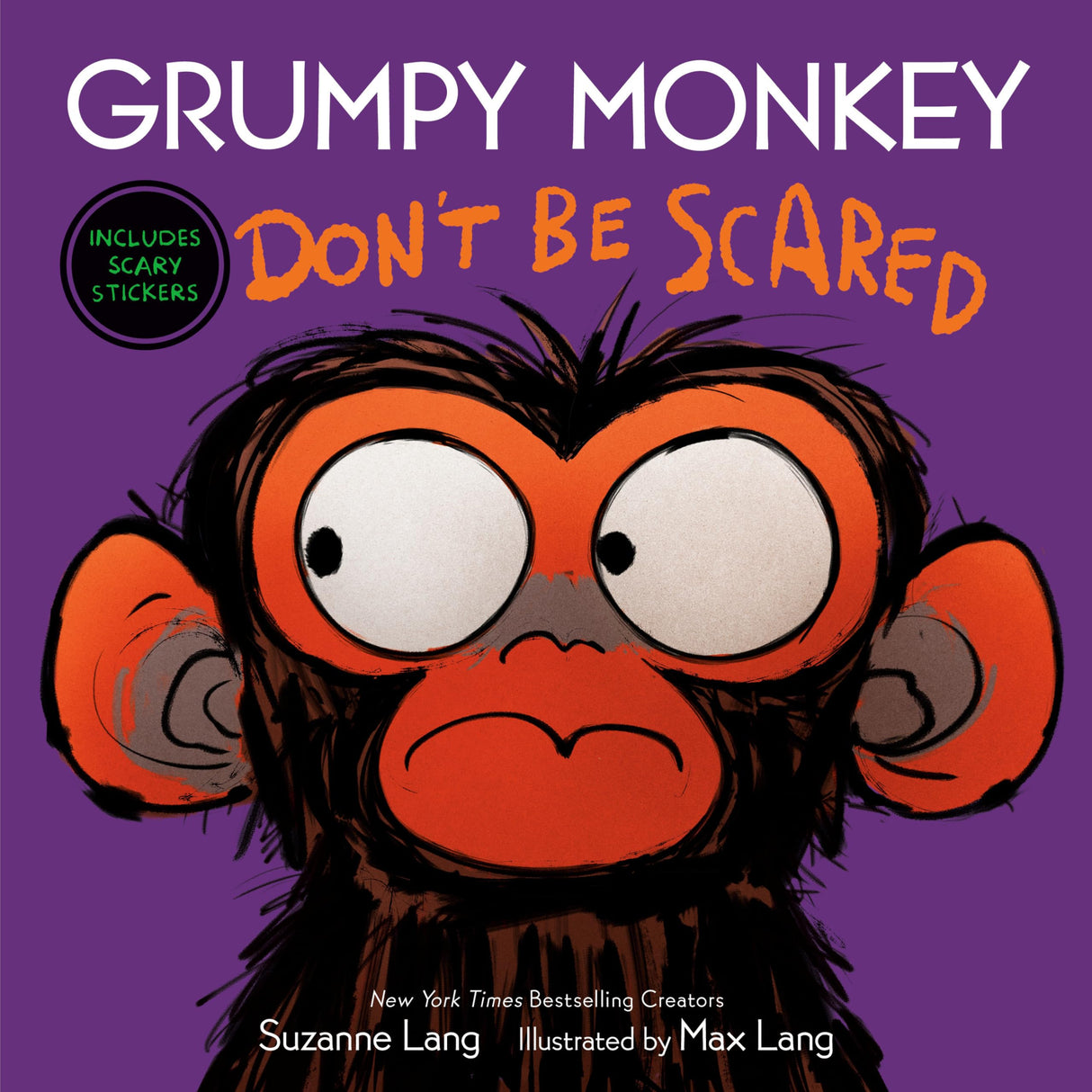 Grumpy Monkey Don't Be Scared: Includes Scary Stickers - Retail Maharaj