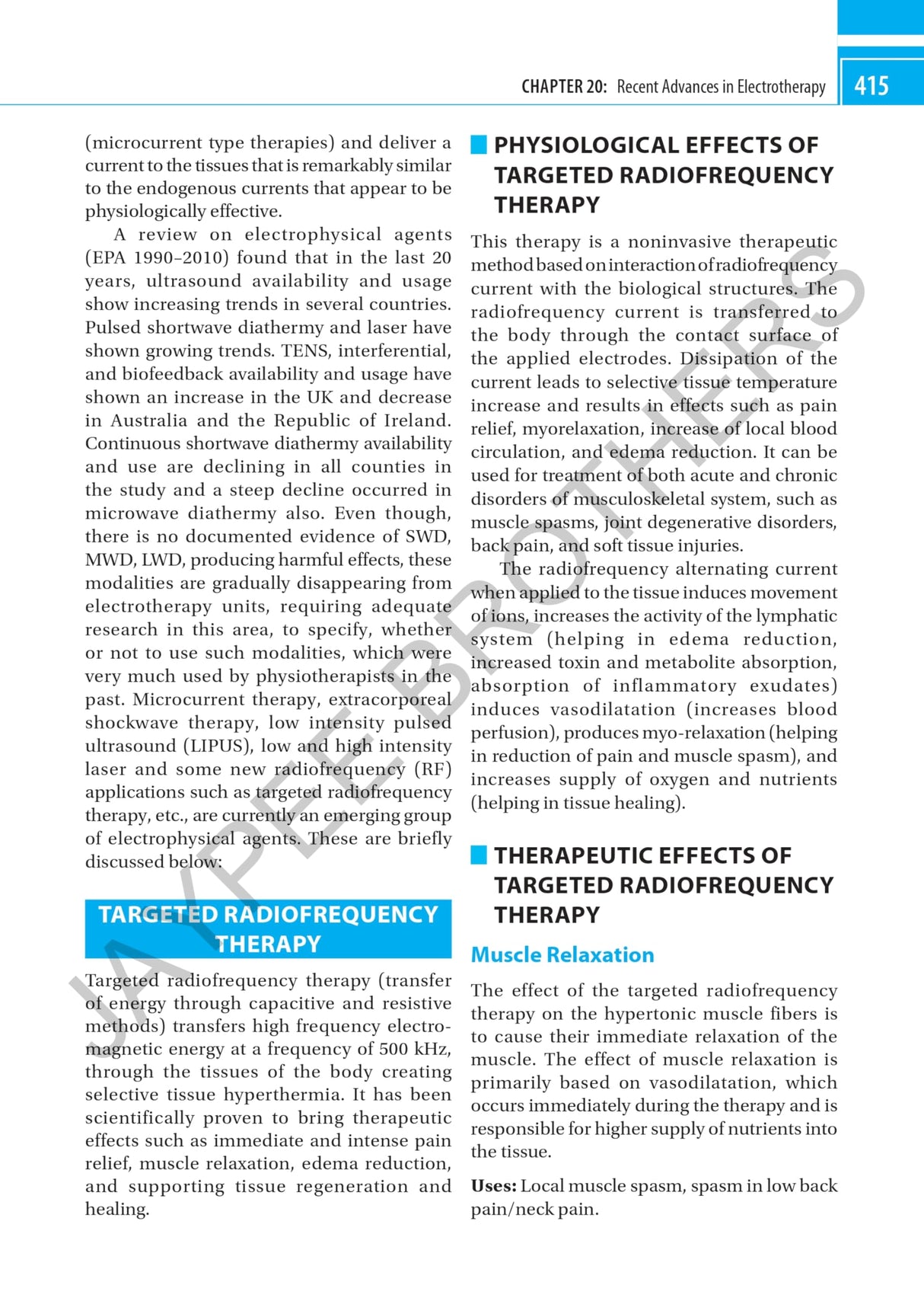 ELECTROTHERAPY SIMPLIFIED