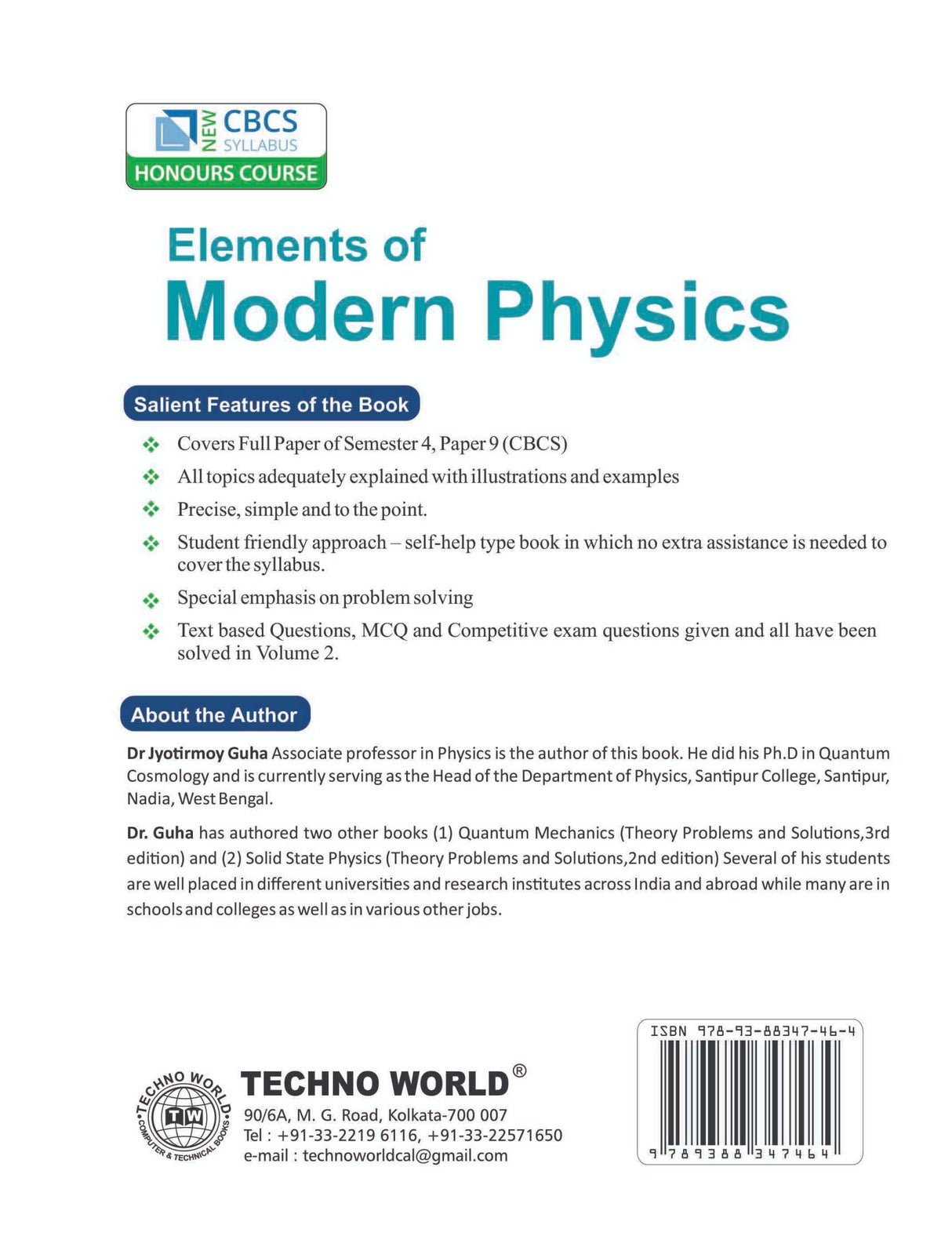 Elements Of Modern Physics Volume-1 - Retail Maharaj