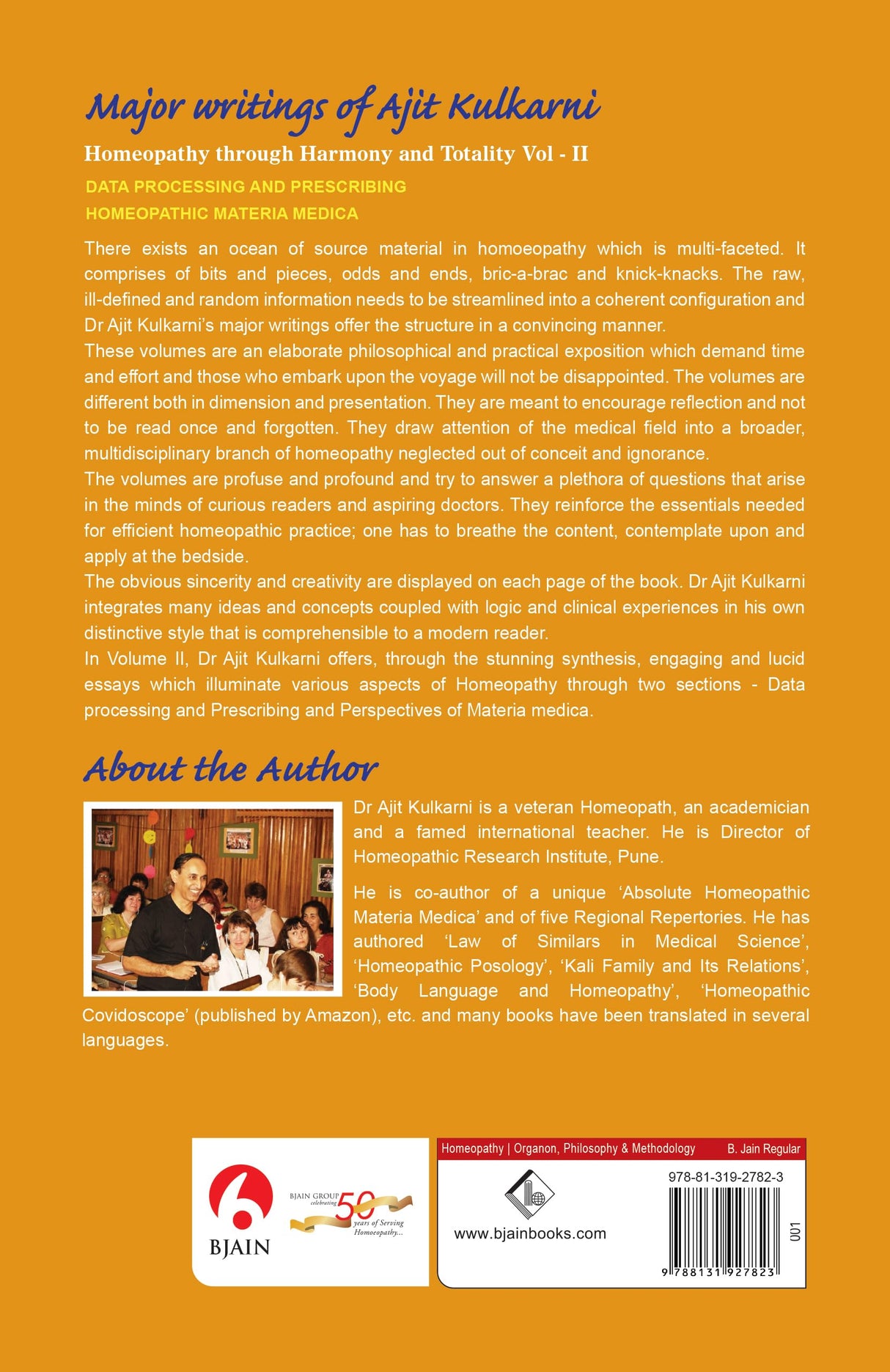 Homeopathy through Harmony and Totality - Volume 2 - Retail Maharaj