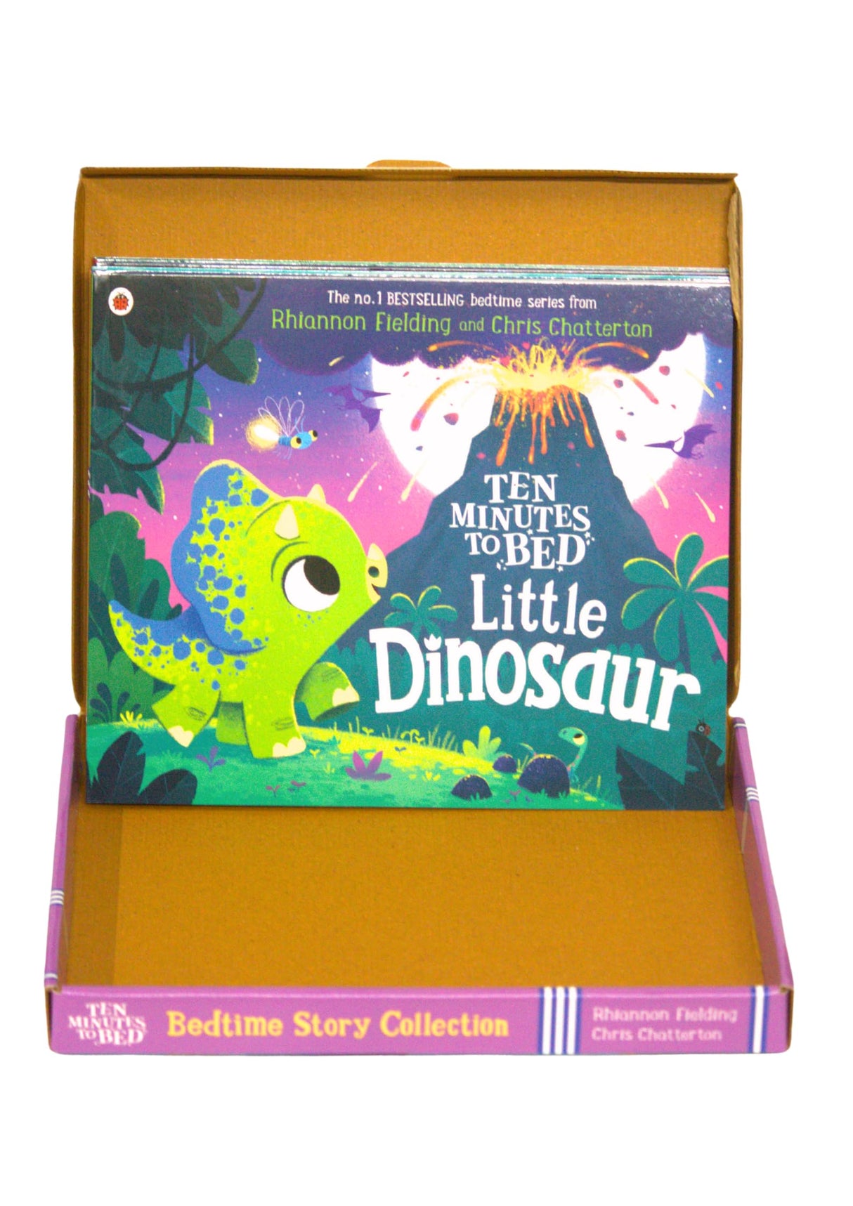Ten Minutes to Bed: Bedtime Story Collection - 6 Books Pizza Box Set (Little Dinosaur, Little Monster, Little Mermaid, Little Unicorn and More) - Retail Maharaj