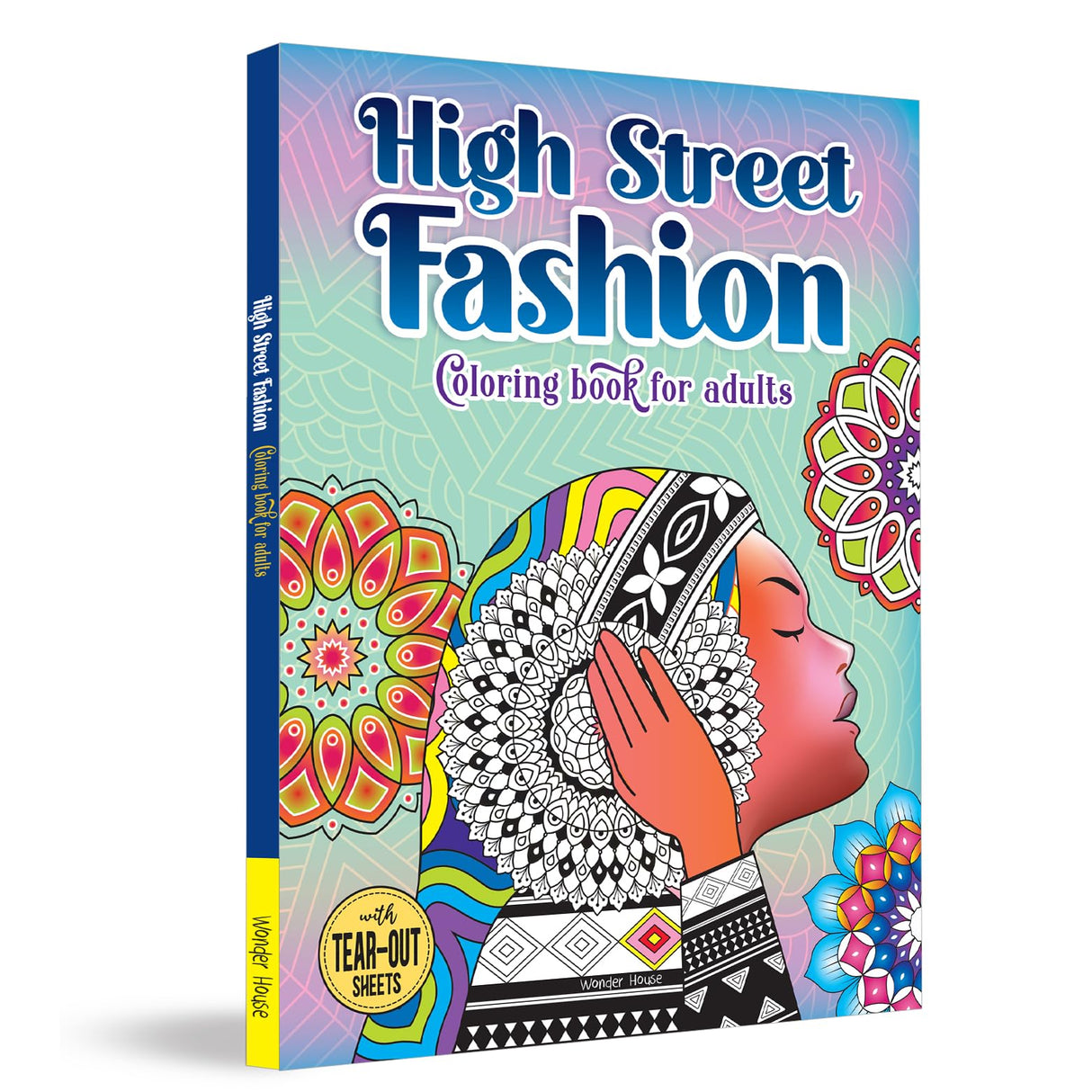 High Street Fashion Coloring book for adults - Retail Maharaj