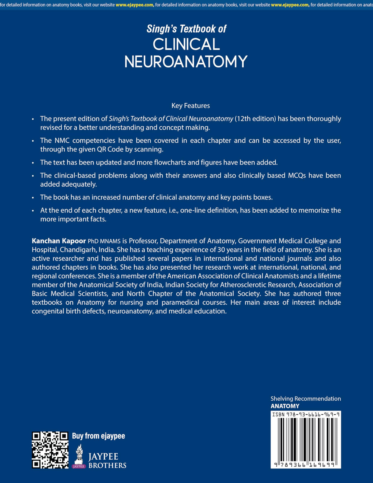SINGH'S TEXTBOOK OF CLINICAL NEUROANATOMY