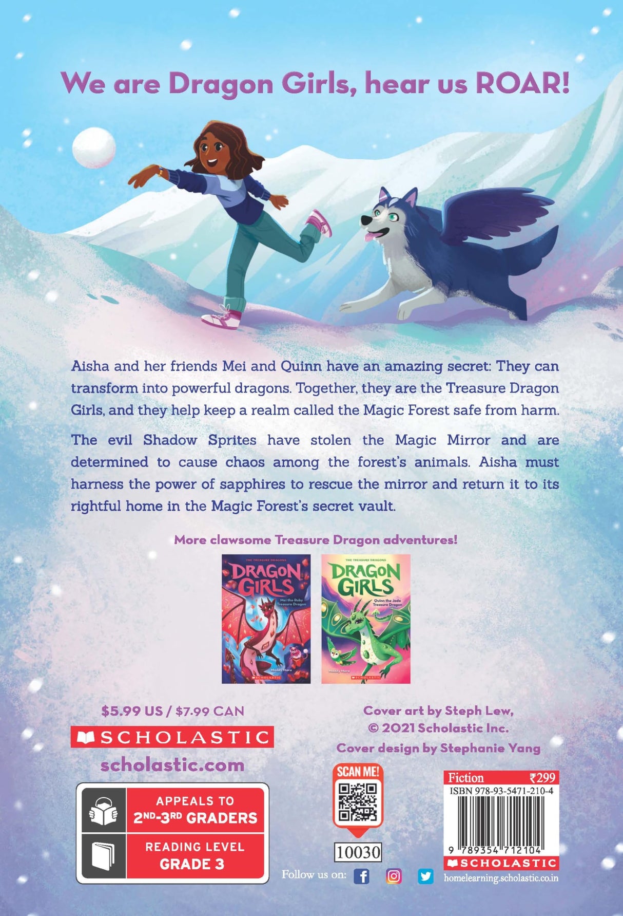 DRAGON GIRLS #5: AISHA THE SAPPHIRE TREASURE DRAGON - Retail Maharaj