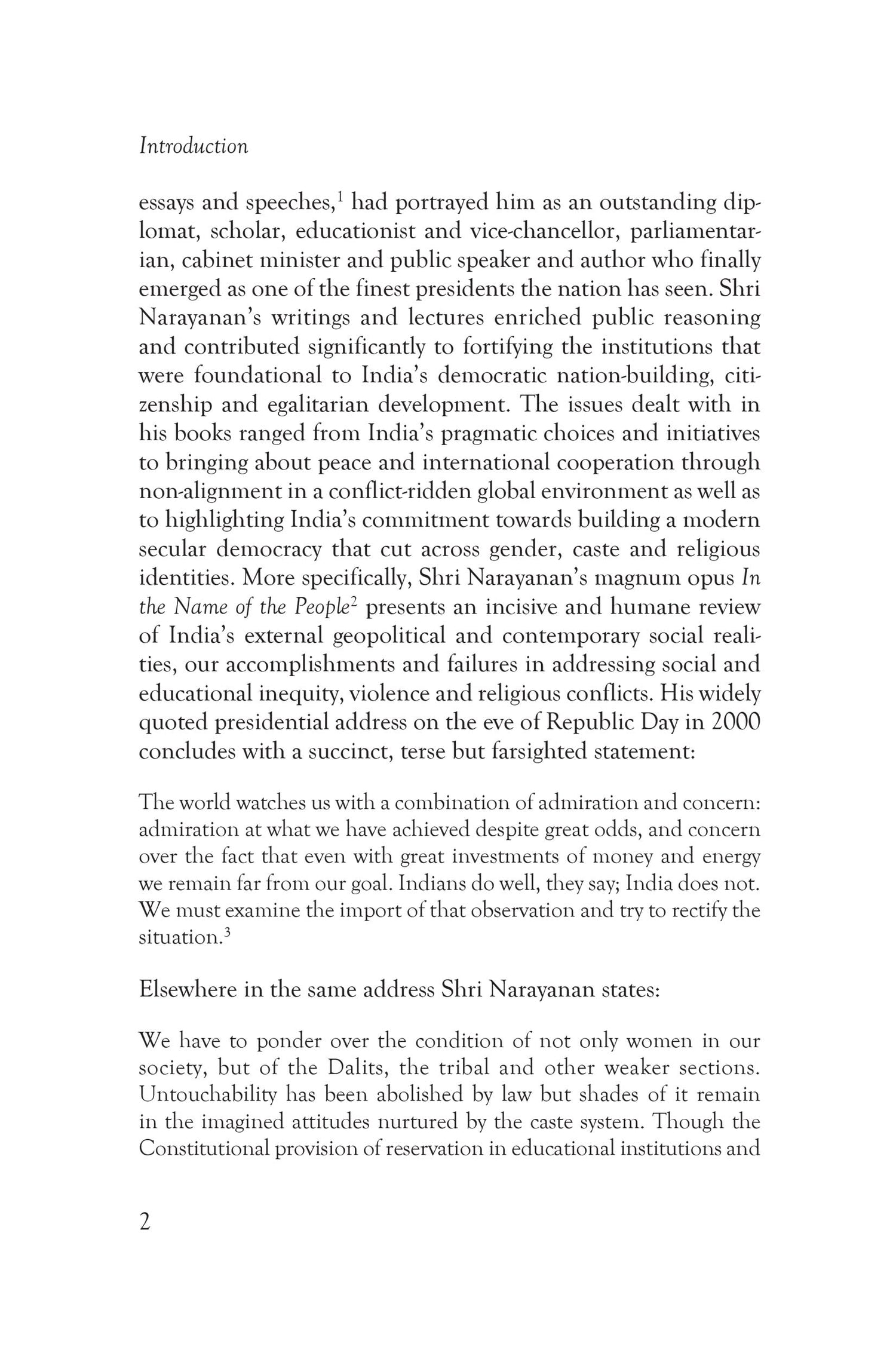 Nationhood, Social Justice and Unequal Transformations: Essays for K.R. Narayanan