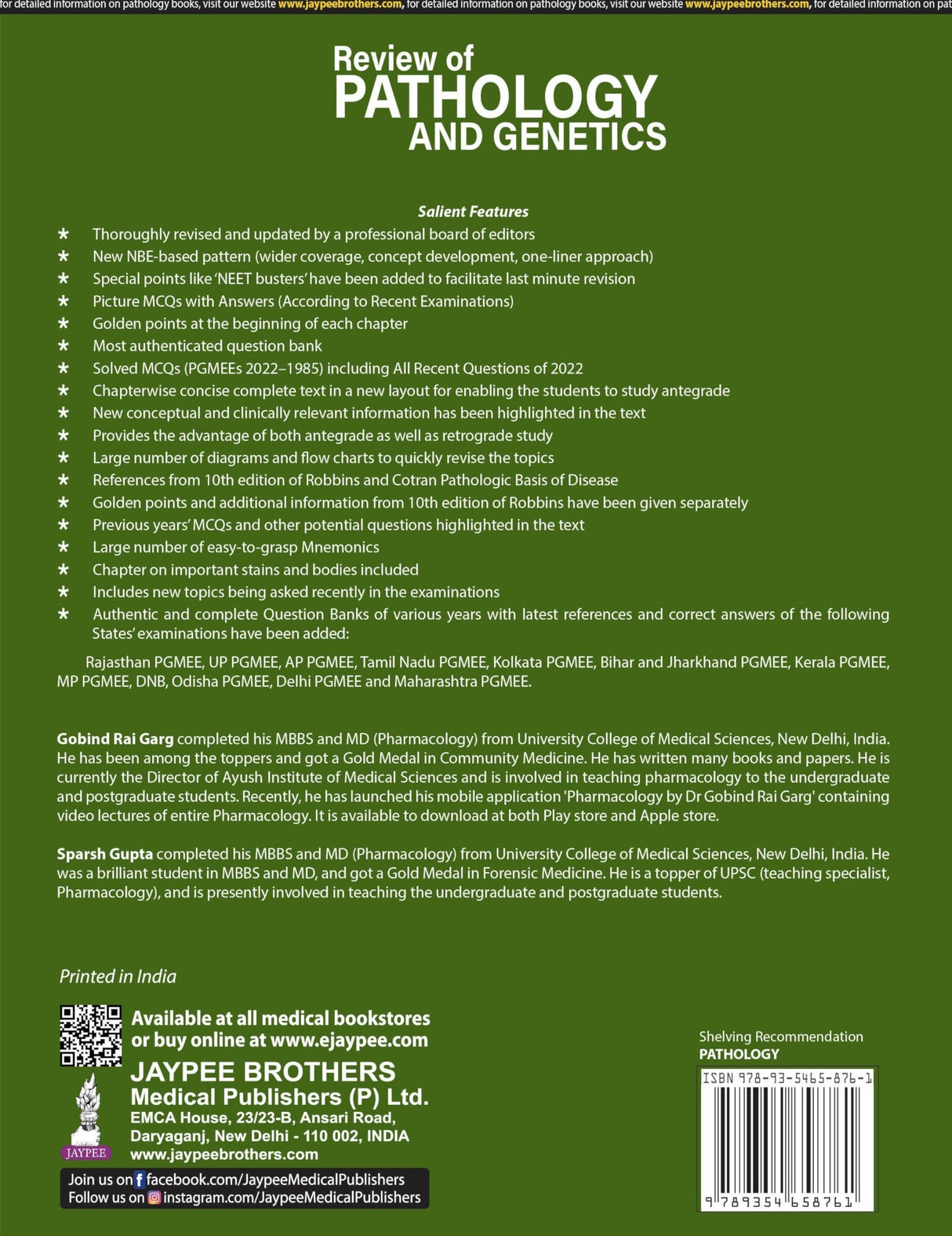 Review of Pathology and Genetics