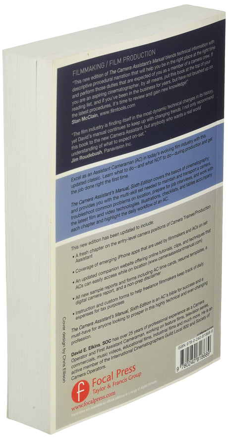 The Camera Assistant's Manual - Retail Maharaj