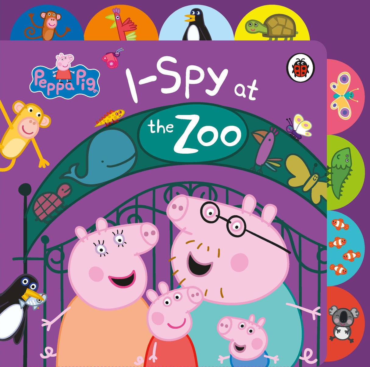 Peppa Pig: I Spy at the Zoo: Tabbed Board Book - Retail Maharaj
