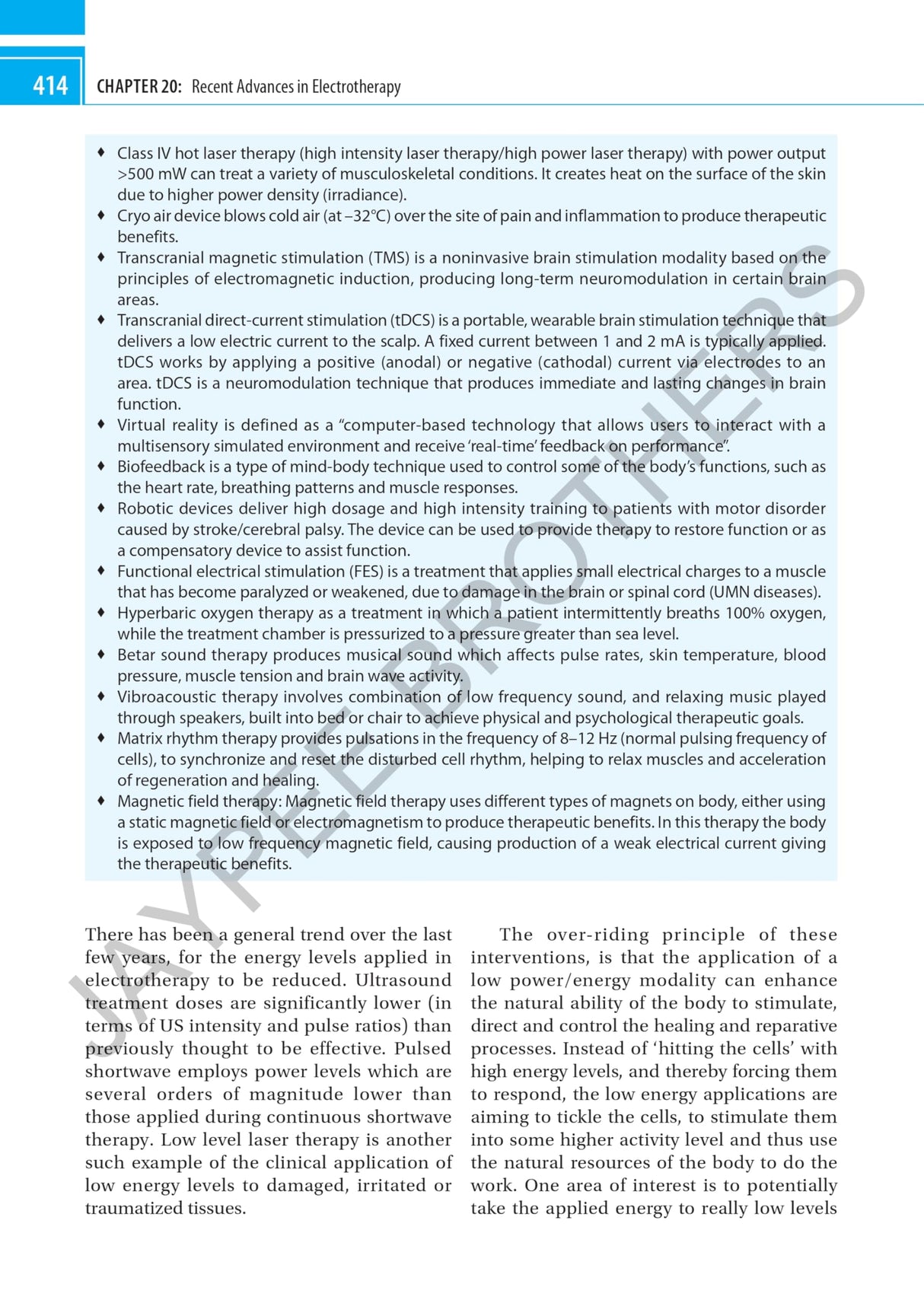 ELECTROTHERAPY SIMPLIFIED