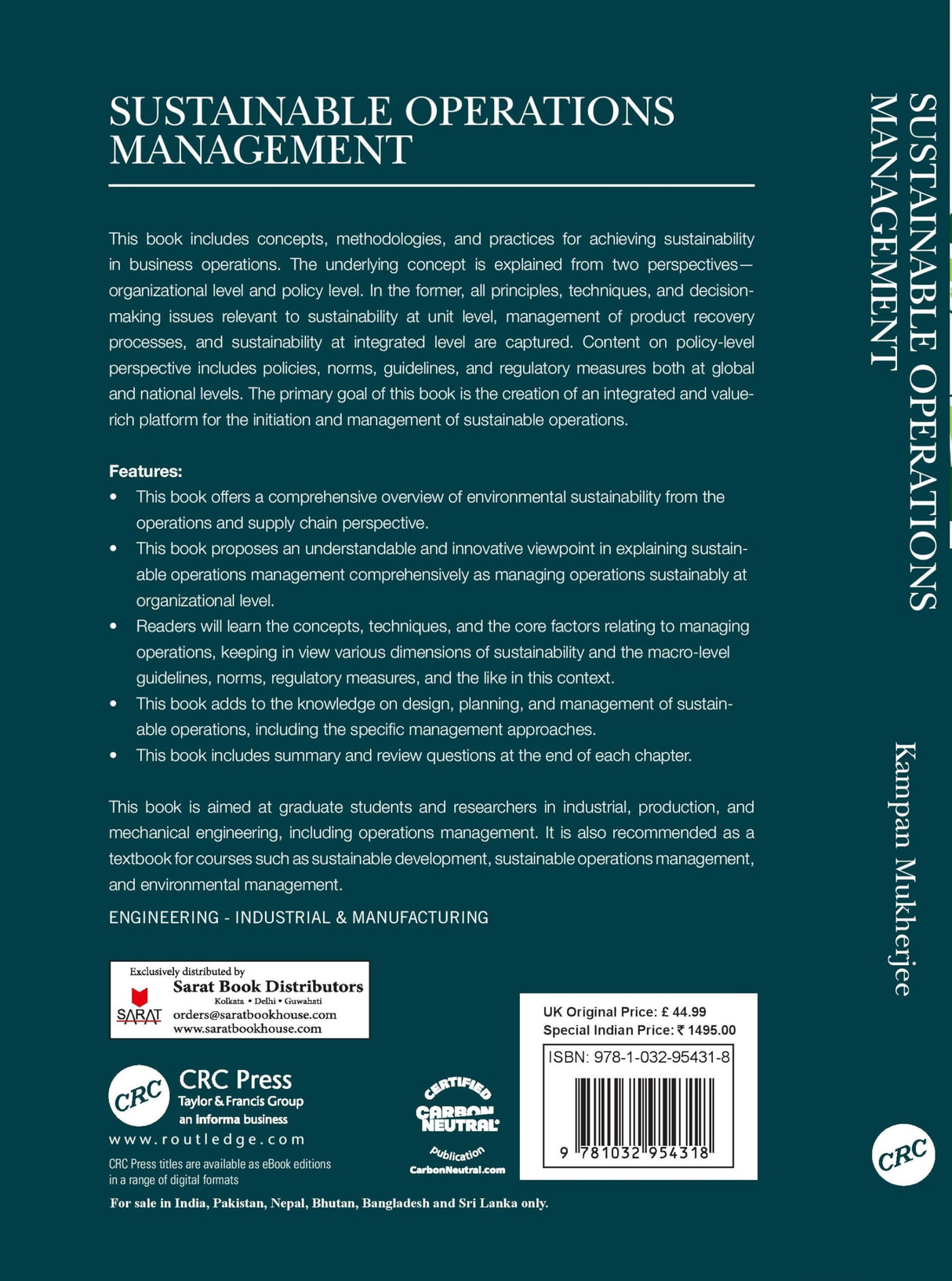 Sustainable Operations Management - Retail Maharaj