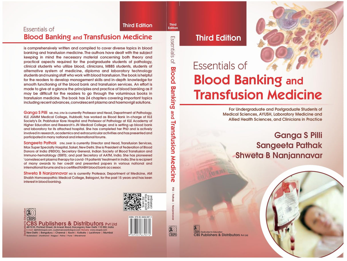 Essentials Of Blood Banking And Transfusion Medicine 3Ed (Pb 2025)