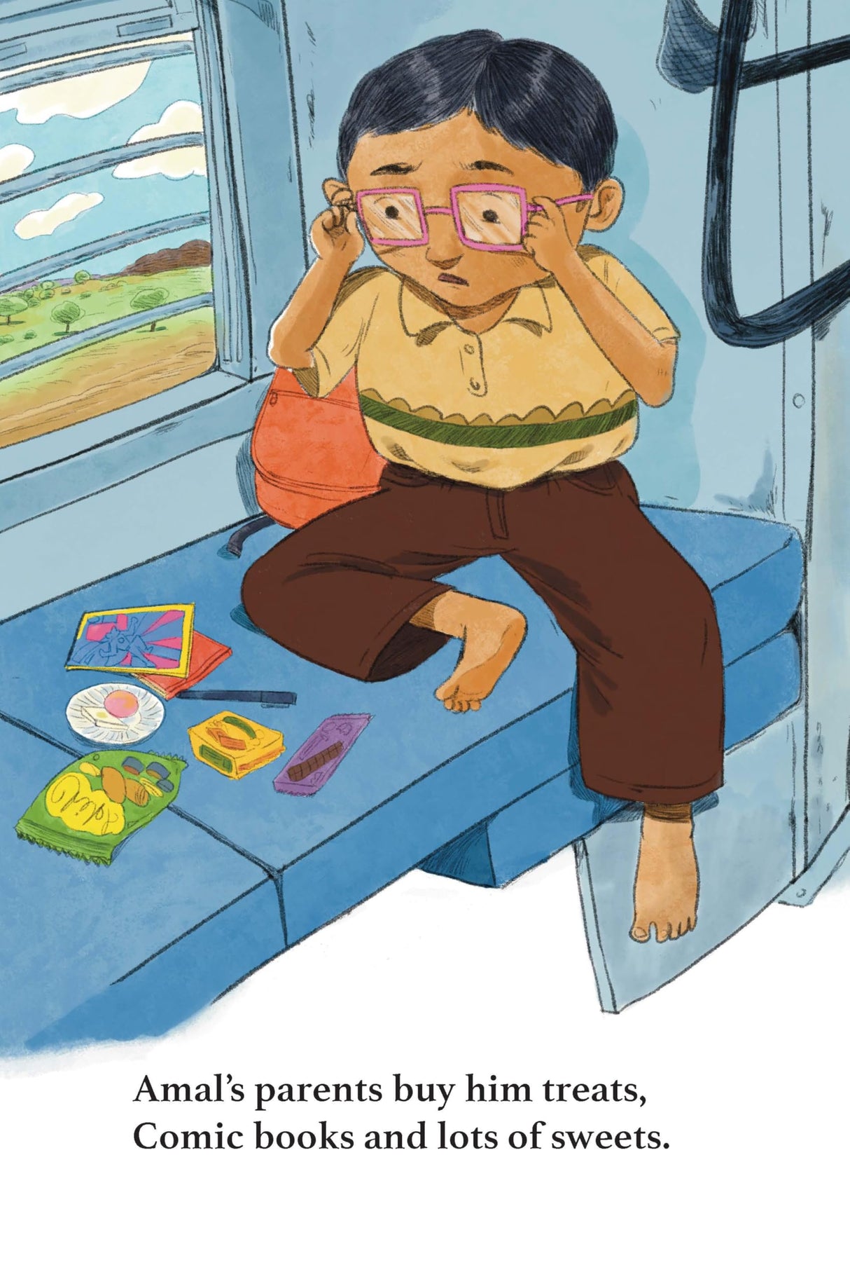 Amal Rides The Rails (Tiny Tales Series) - Retail Maharaj