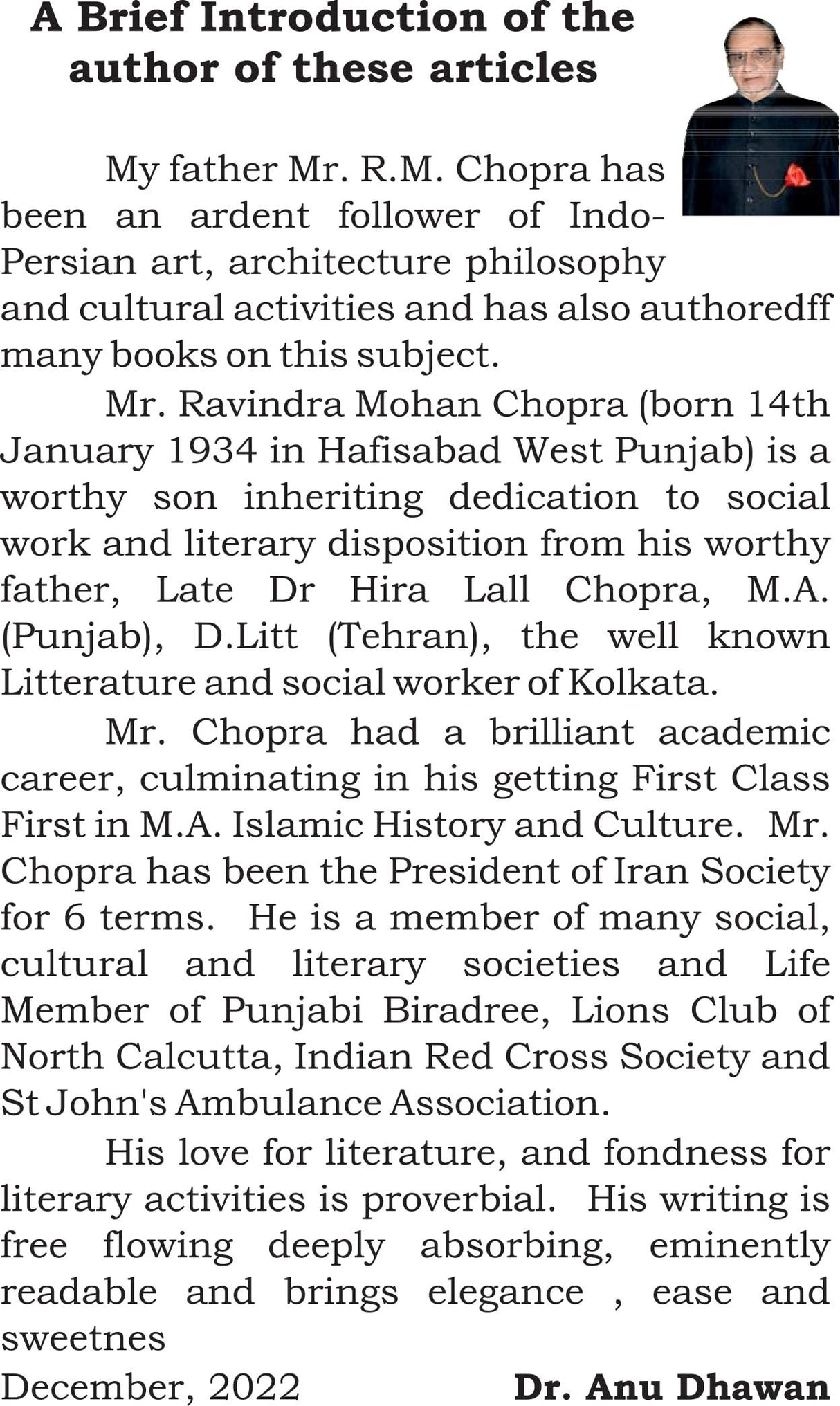 Persian Influence on Art, Architecture, Philosophy and Culture of Indian Subcontinent