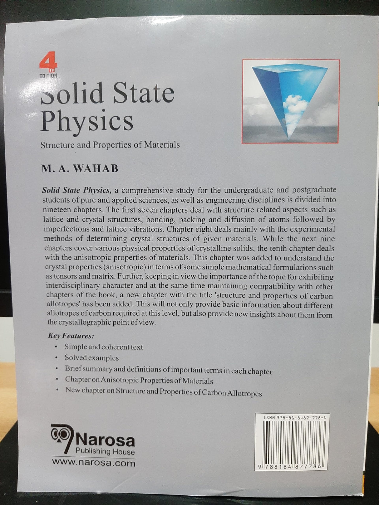 Solid State Physics 4TH Editiob - Retail Maharaj