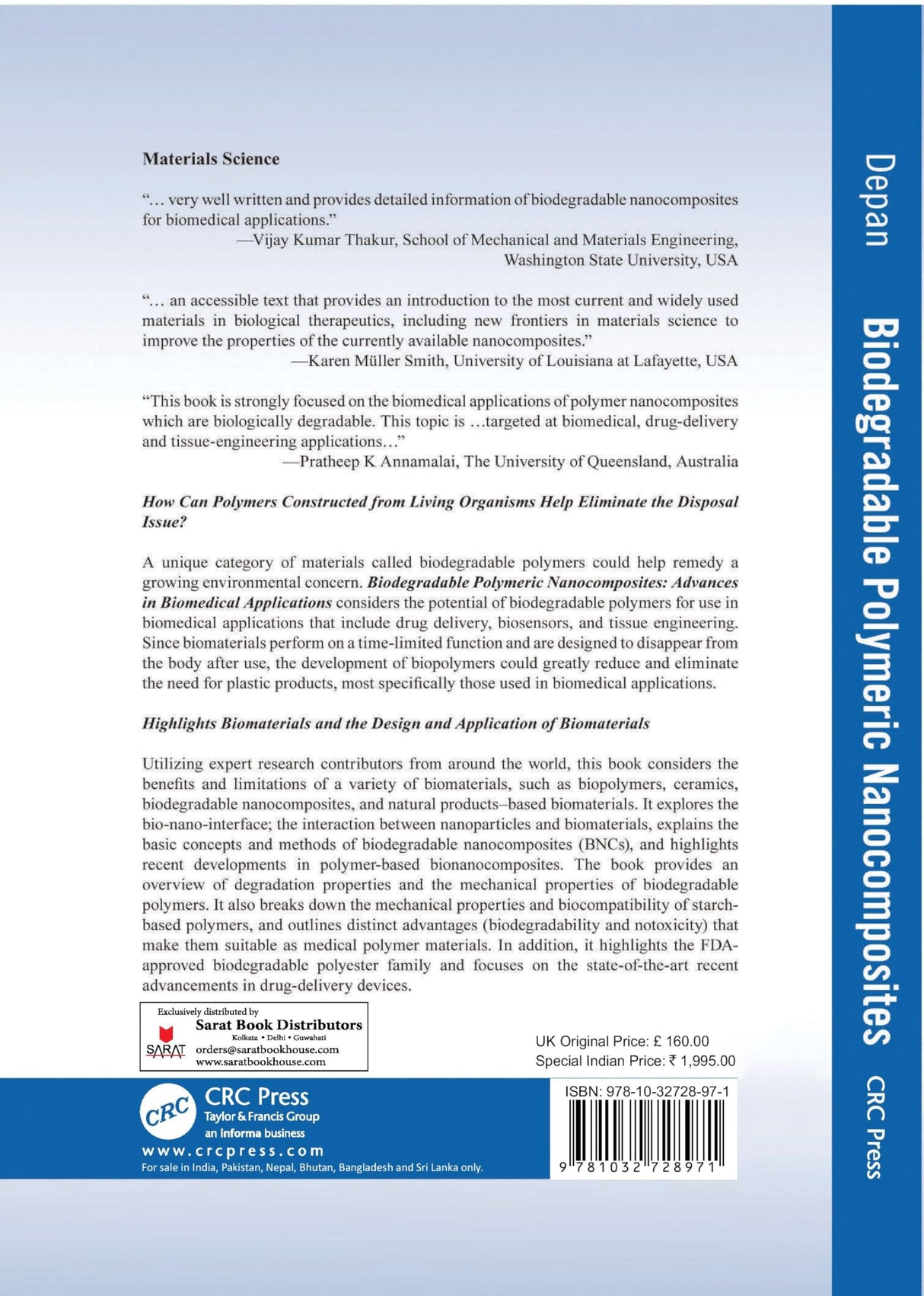 Biodegradable Polymeric Nanocomposites - Retail Maharaj