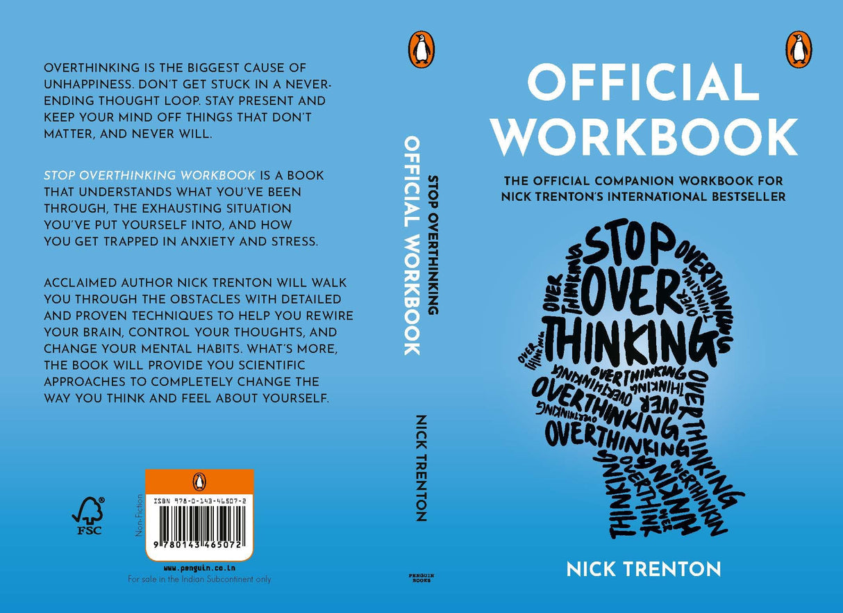 Official Workbook: Stop Overthinking: The Official Companion Workbook for Nick Trenton's International Bestseller - Retail Maharaj
