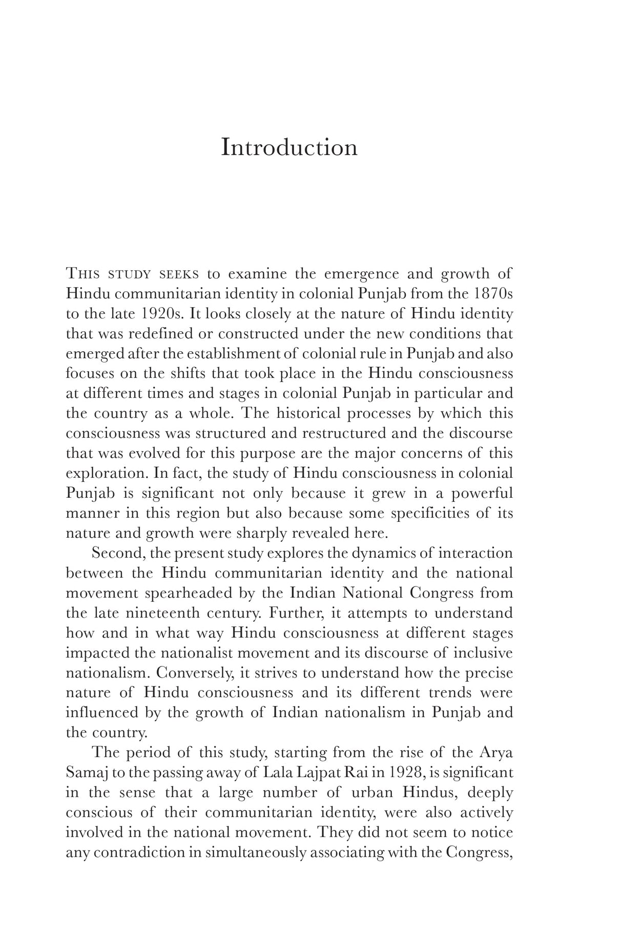 Religion, Community and Nation: Hindu Consciousness and Nationalism in Colonial Punjab - Retail Maharaj