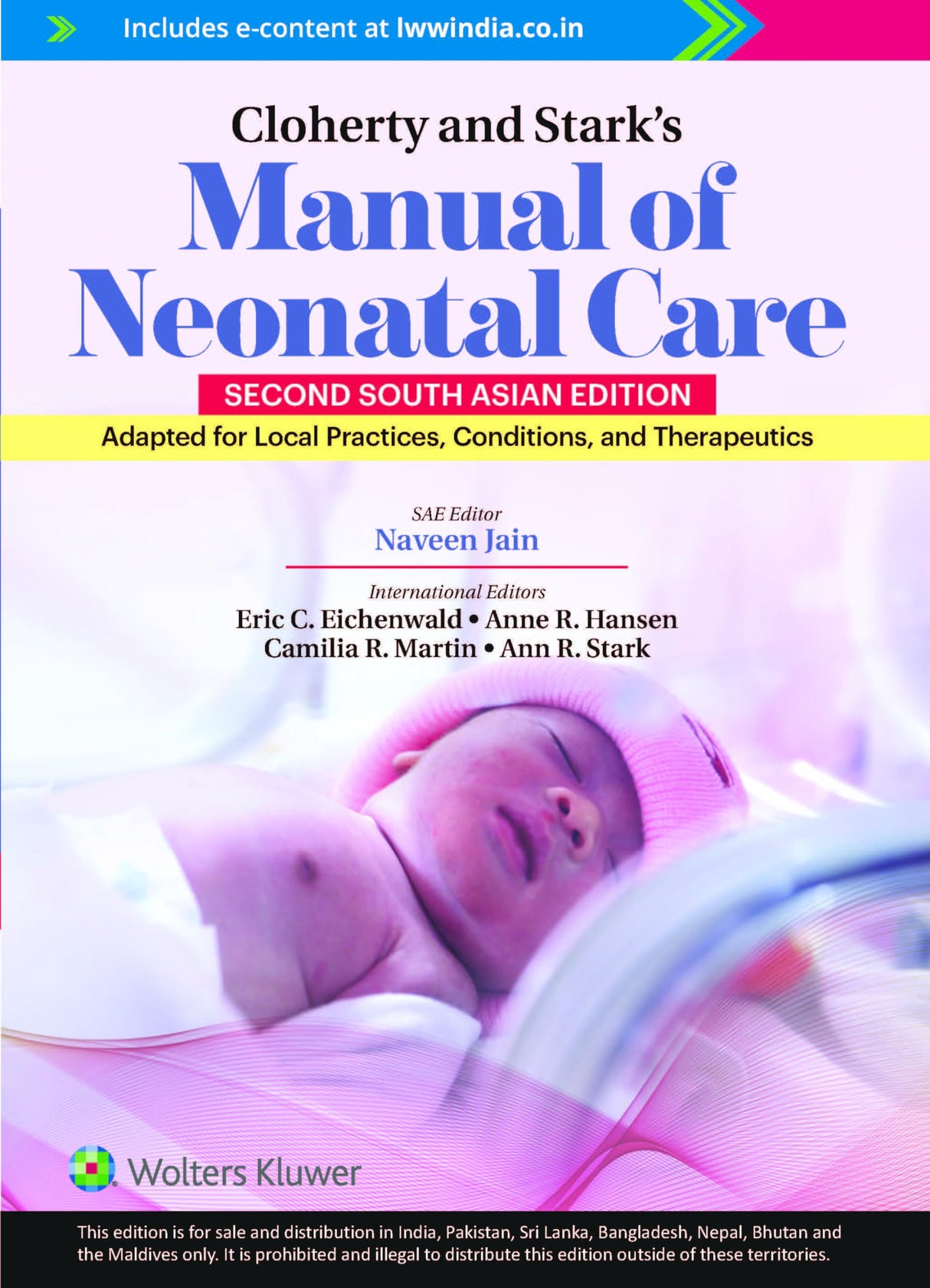 Cloherty and Stark’s Manual of Neonatal Care, 2nd South Asian ed