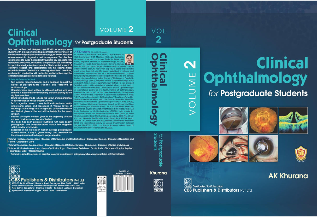 Clinical Ophthalmology for Postgraduate Students - 1-3 Volumes Set , 2024