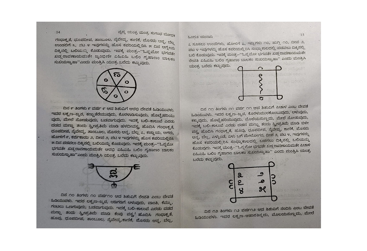 HINDU UNANI - VAIDYA YANTRA MANTRA SUGANDHA BODHAKA (KANNADA) - Retail Maharaj