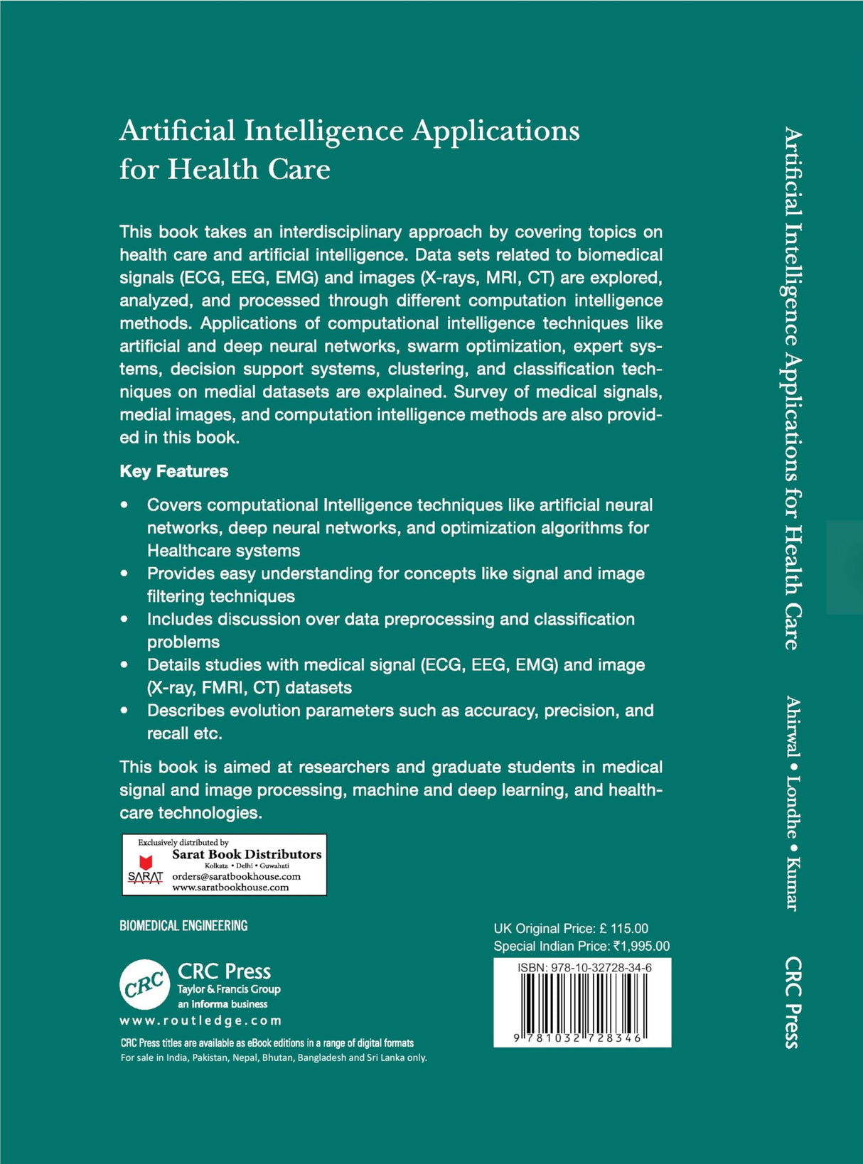 Artificial Intelligence Applications for Health Care - Retail Maharaj