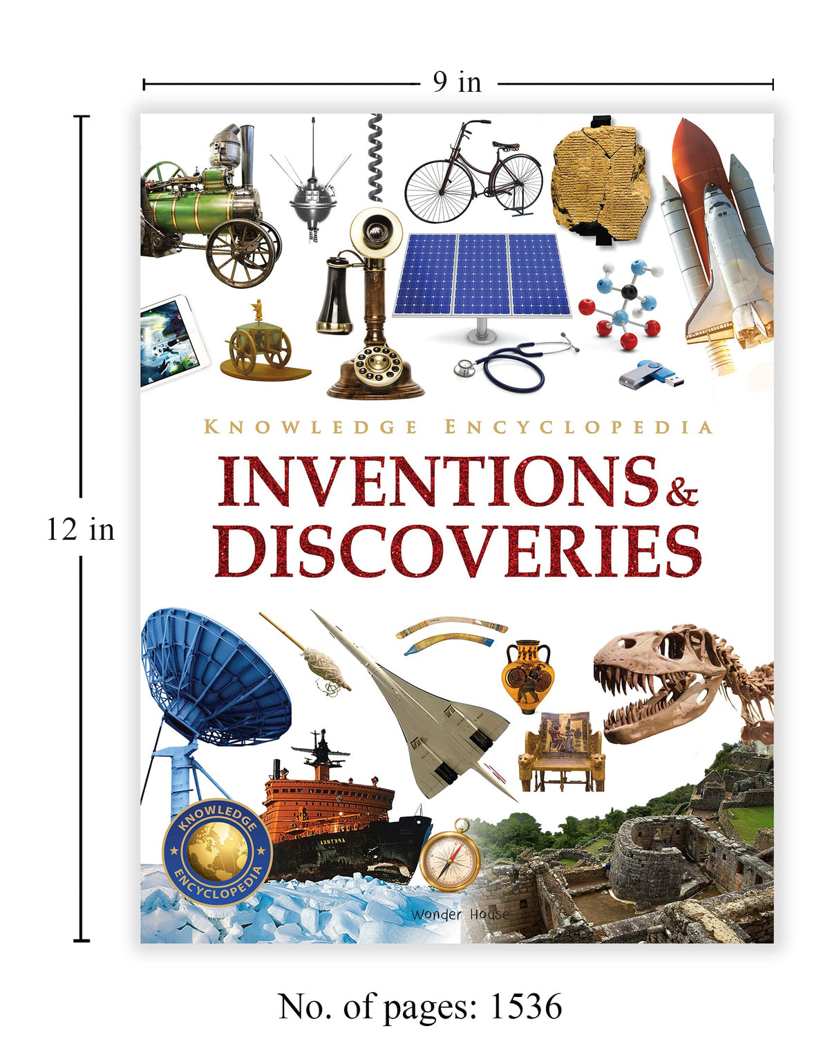 Knowledge Encyclopedia Boxed Set 8 Hardcover Books For Kids Age Group 10+ Total No. Of Pages 1536 192 Pages Per Book Of A4 Size Topics-World History Space Planet Earth Inventions & Discoveries - Retail Maharaj