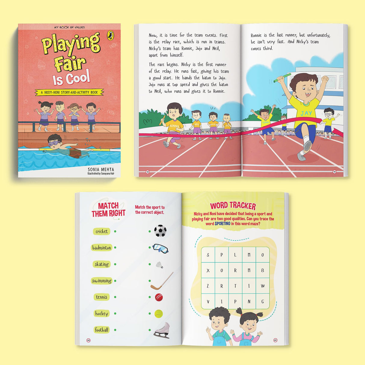 My Book of Values: Box Set 3 | A Set of 6 Exciting Story cum Activity Books | Illustrated Storybooks on Values and Good Behaviour | Patience, Inclusivity, Fairness, Responsibility, Kindness, Routine | Ages 5 + - Retail Maharaj